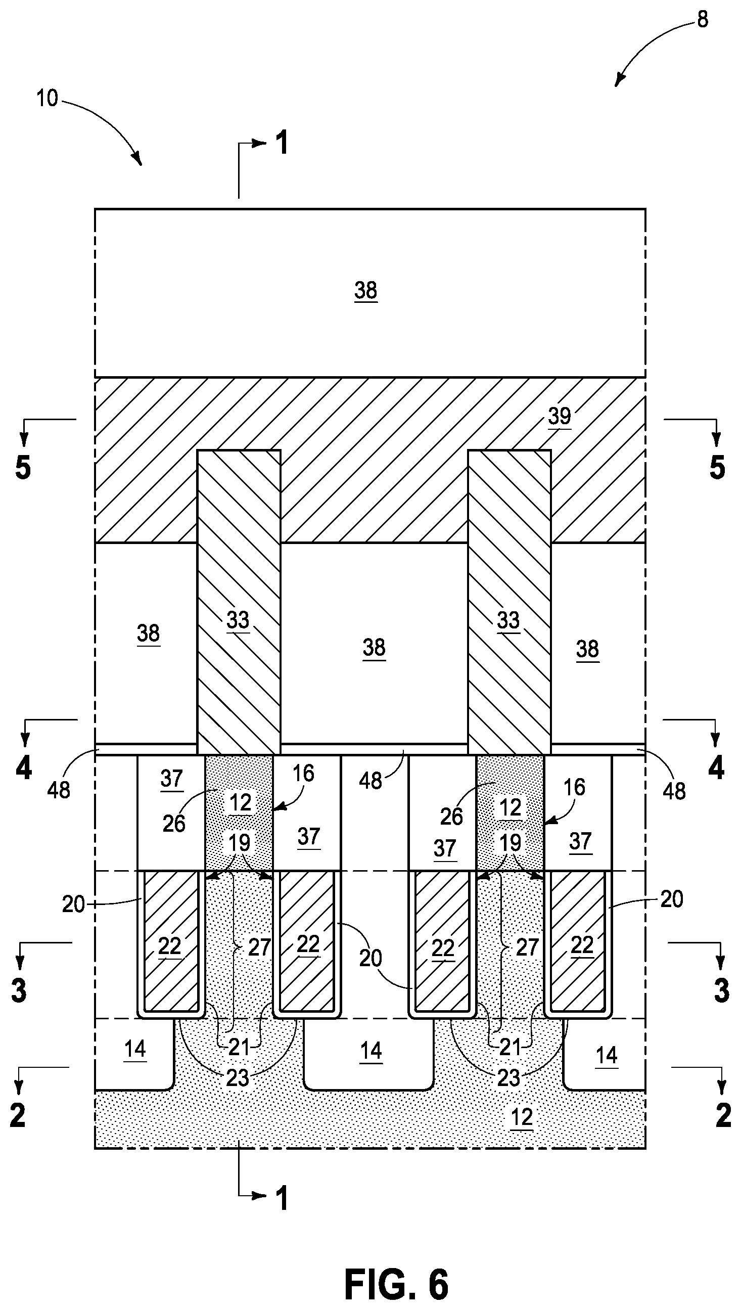 Patent US11785762 Figure 6 – Memory circuitry and method used in forming memory circuitry