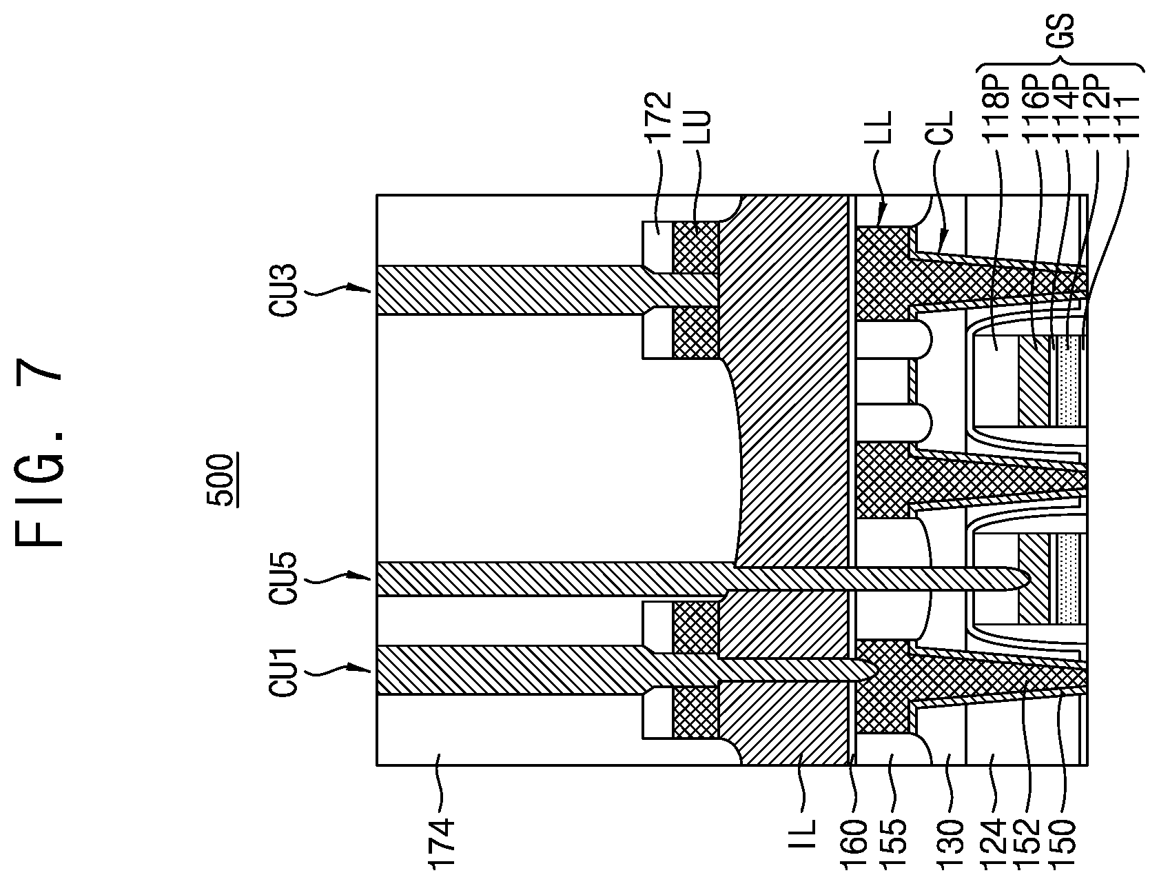 Patent US11785763 Figure 5 – Semiconductor devices having contact plugs