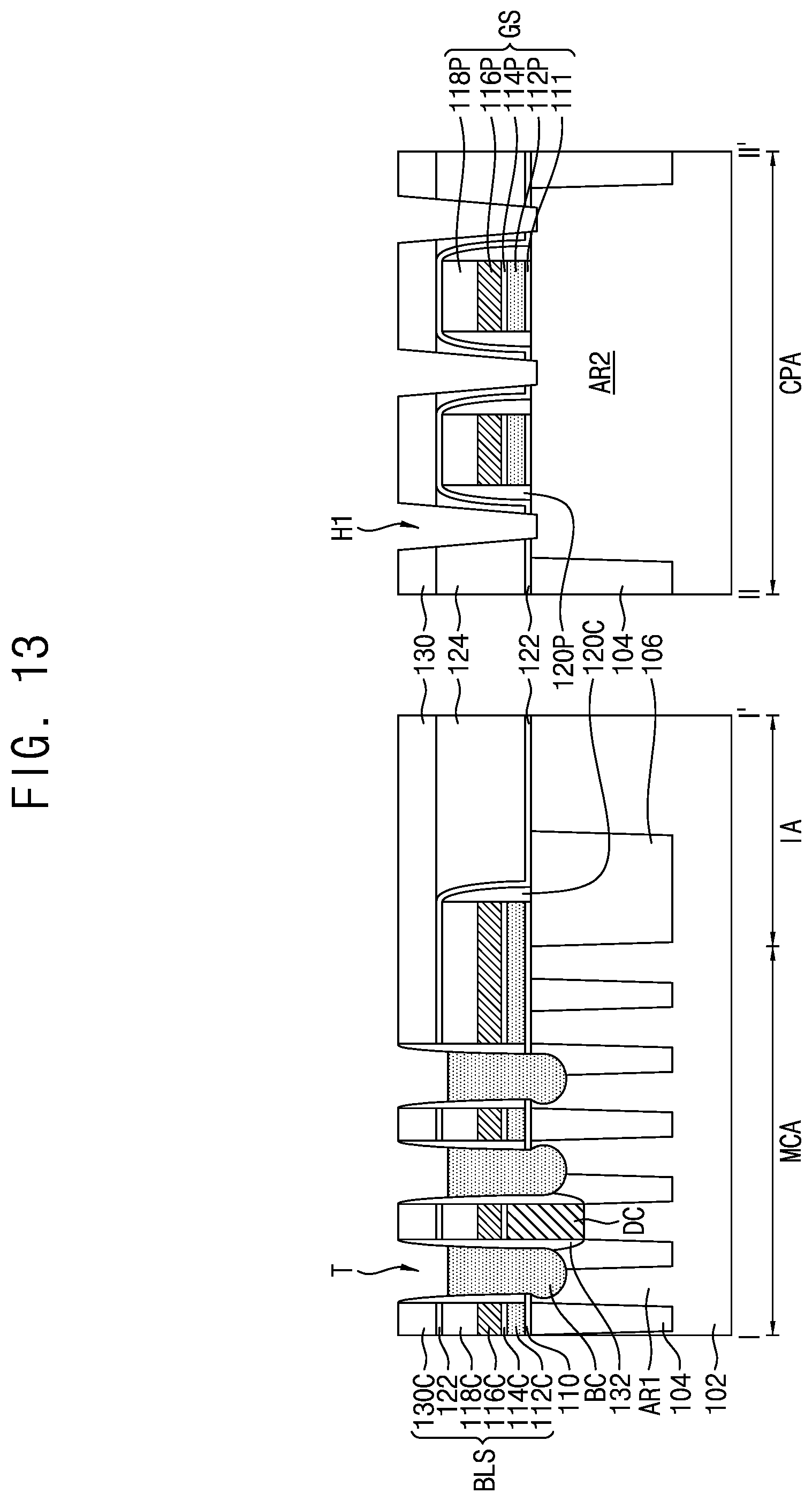 Patent US11785763 Figure 11 – Semiconductor devices having contact plugs