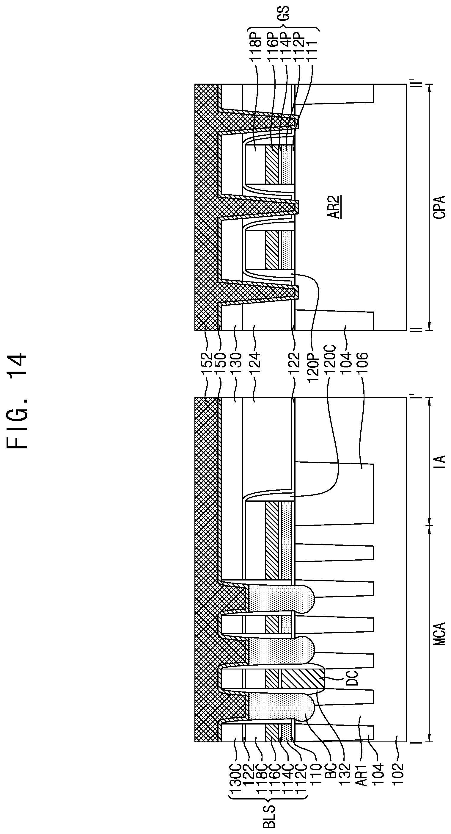 Patent US11785763 Figure 12 – Semiconductor devices having contact plugs