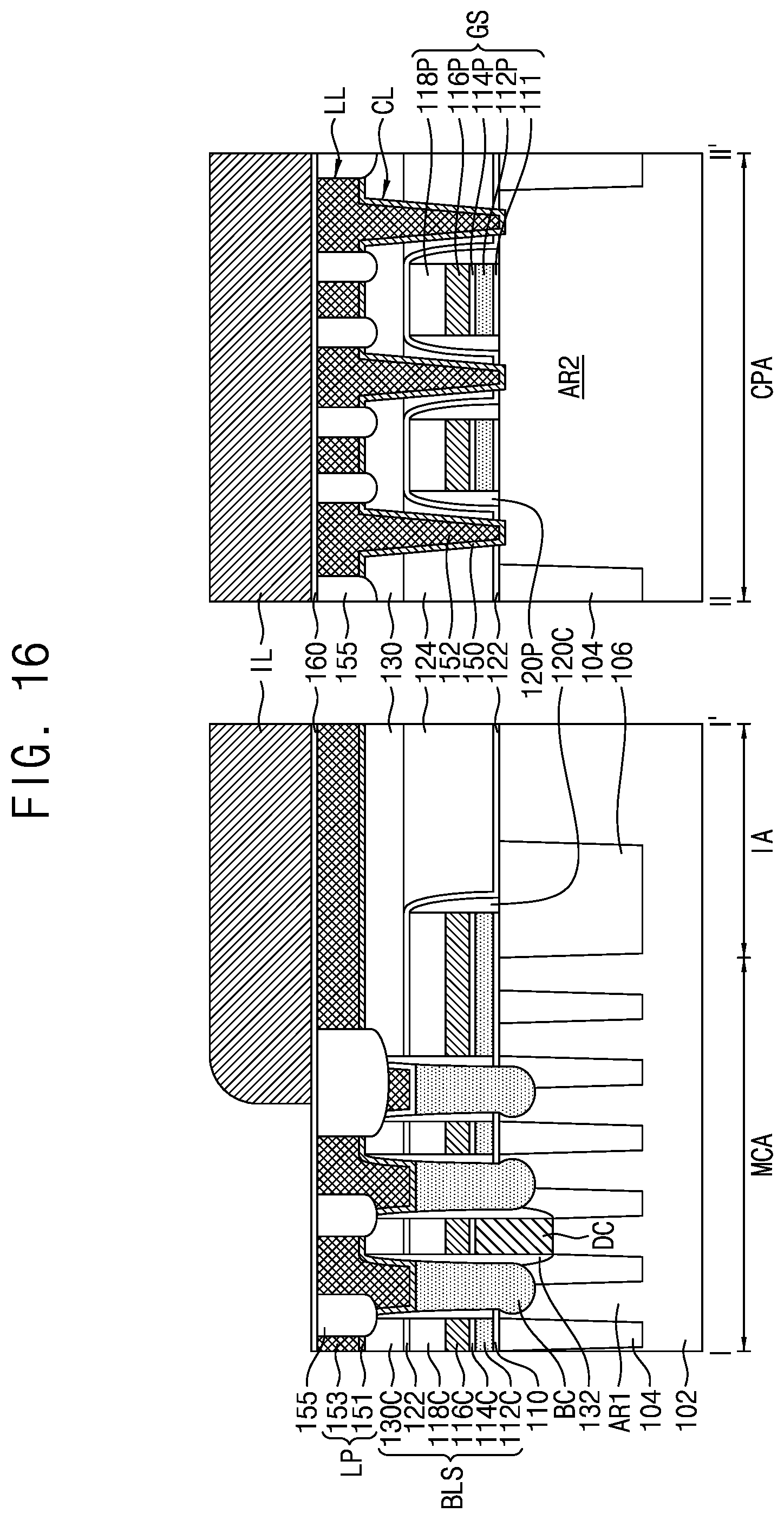Patent US11785763 Figure 14 – Semiconductor devices having contact plugs