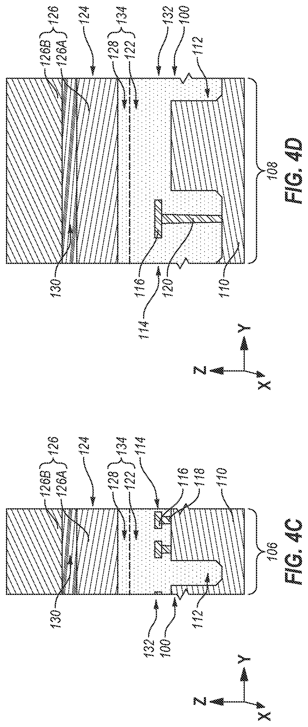 Patent US11785764 Figure 6 – Methods of forming microelectronic devices