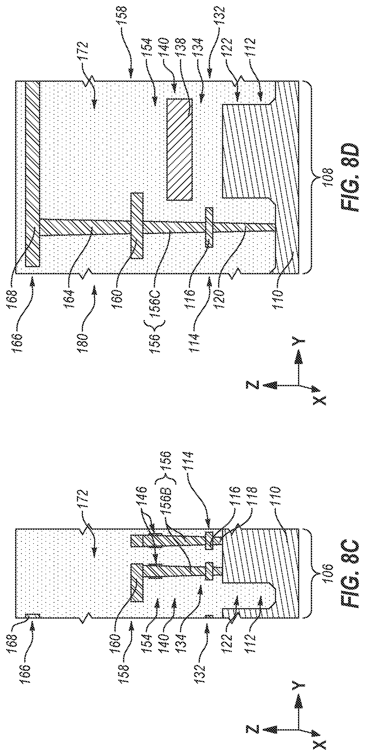 Patent US11785764 Figure 14 – Methods of forming microelectronic devices