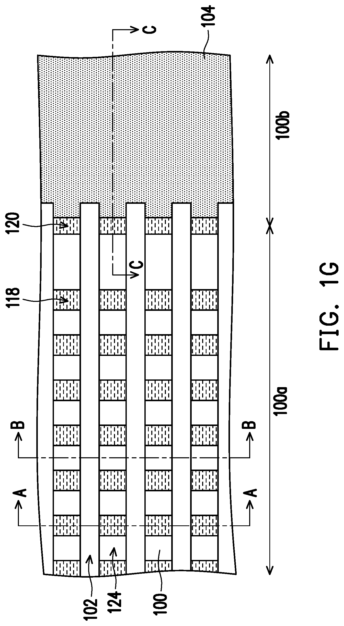 Patent US11785765 Figure 7 – Semiconductor memory device with guard pillar and manufacturing method thereof