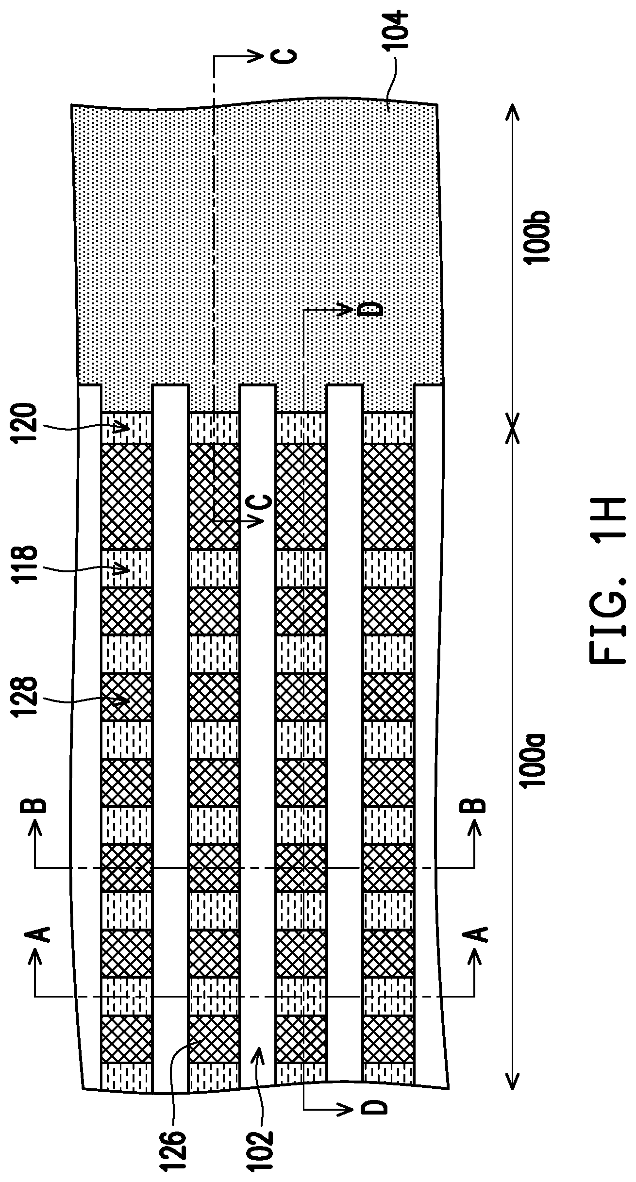 Patent US11785765 Figure 8 – Semiconductor memory device with guard pillar and manufacturing method thereof
