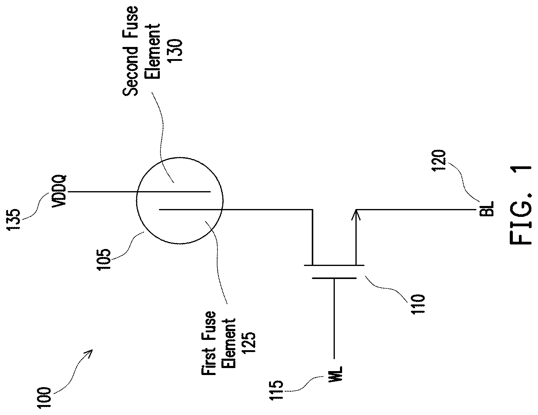 Patent US11785766 Figure 1 – E-fuse