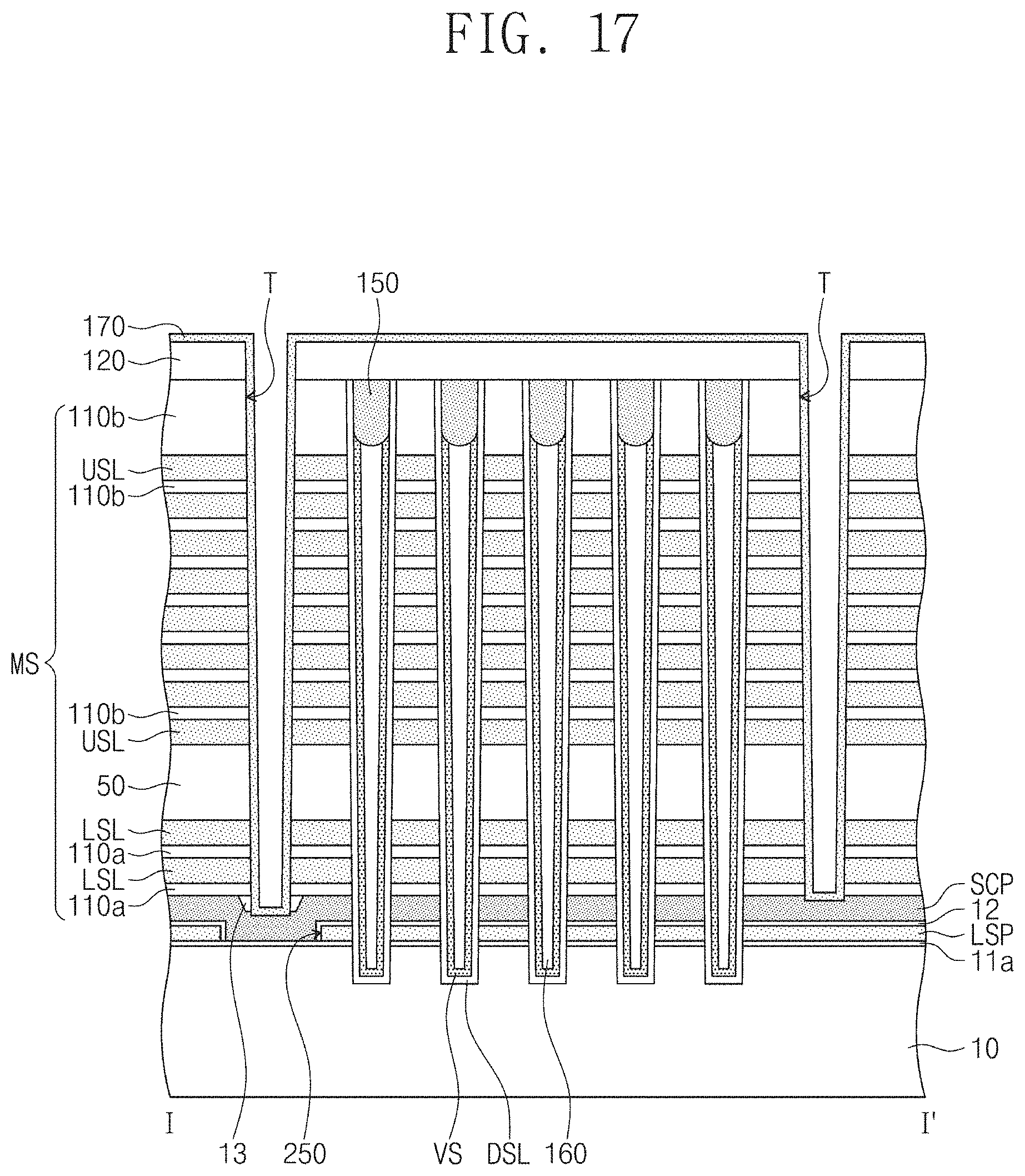 Patent US11785768 Figure 19 – Three-dimensional semiconductor memory devices
