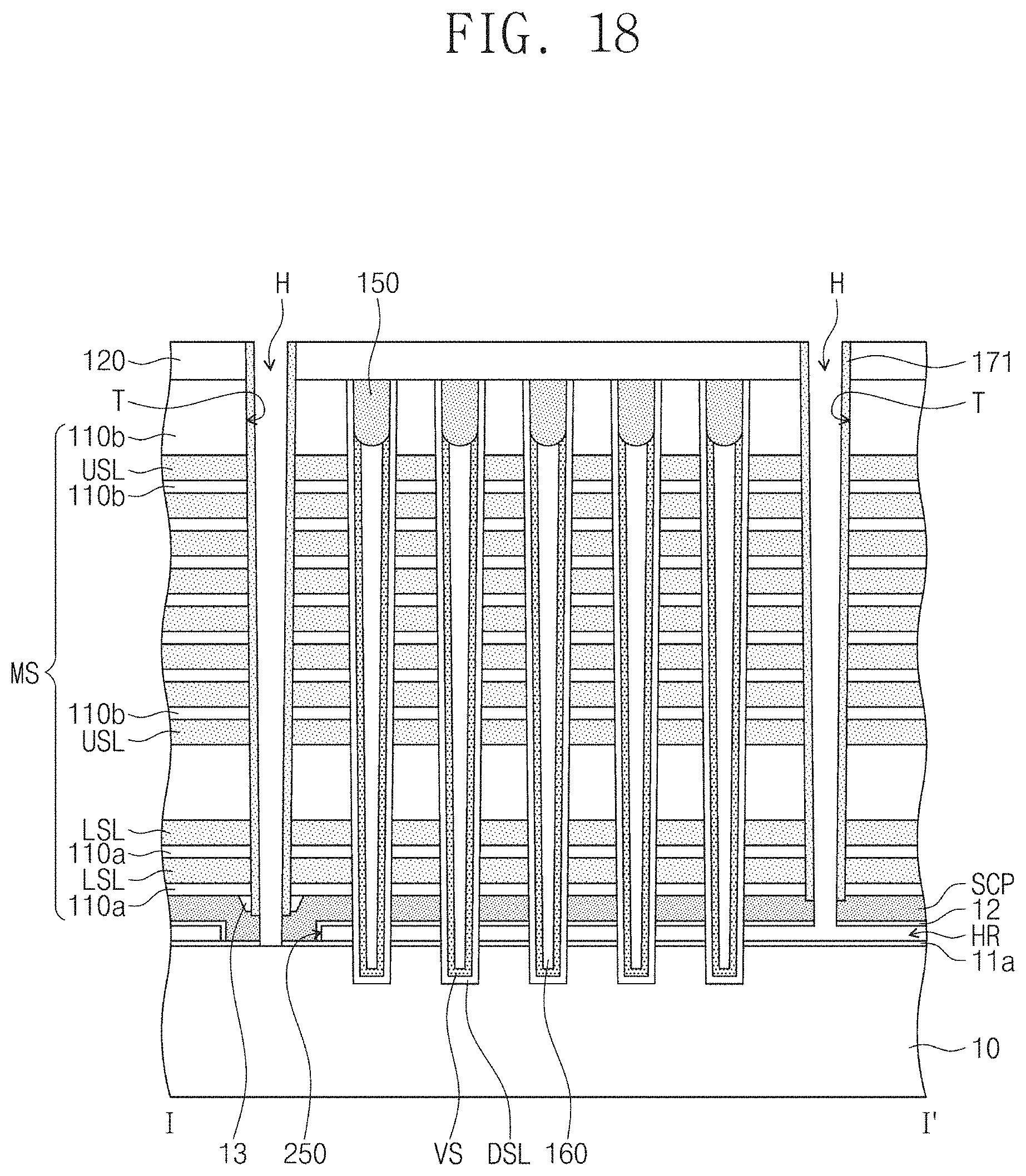 Patent US11785768 Figure 20 – Three-dimensional semiconductor memory devices
