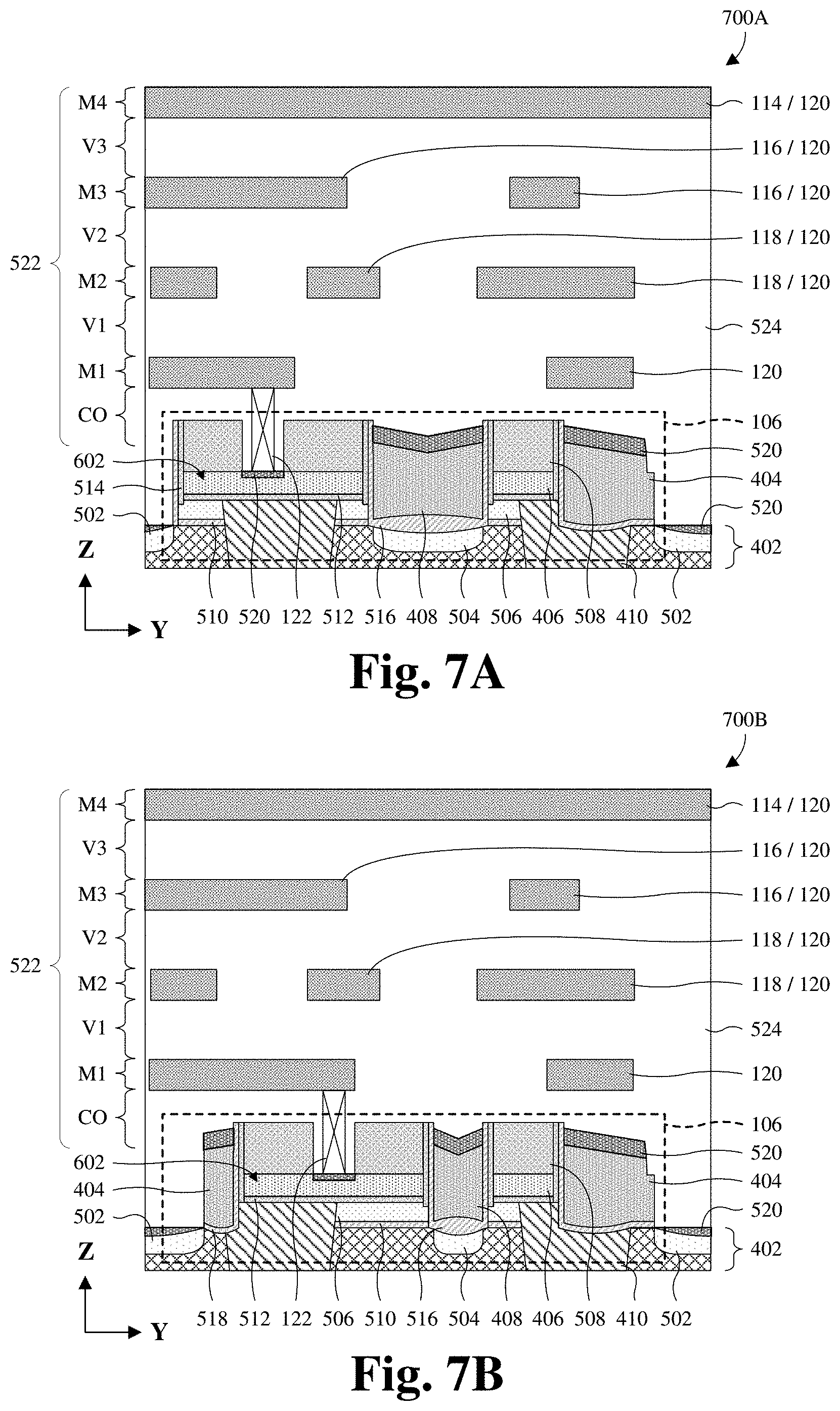 Patent US11785770 Figure 7 – Strap-cell architecture for embedded memory