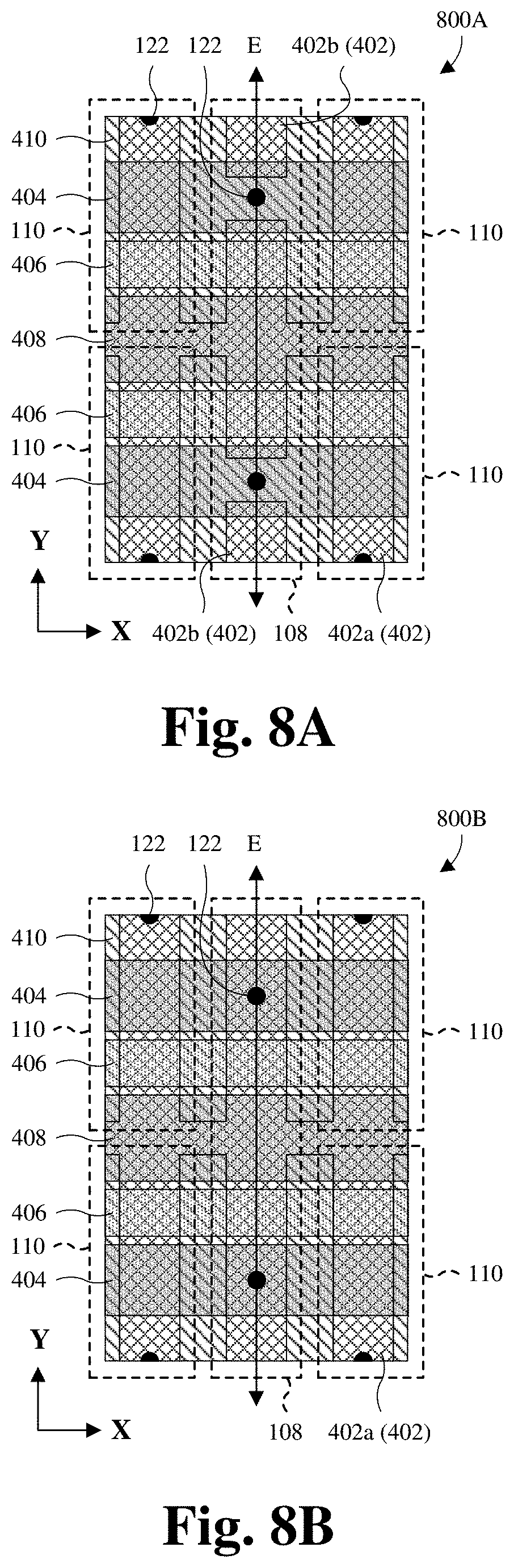 Patent US11785770 Figure 8 – Strap-cell architecture for embedded memory
