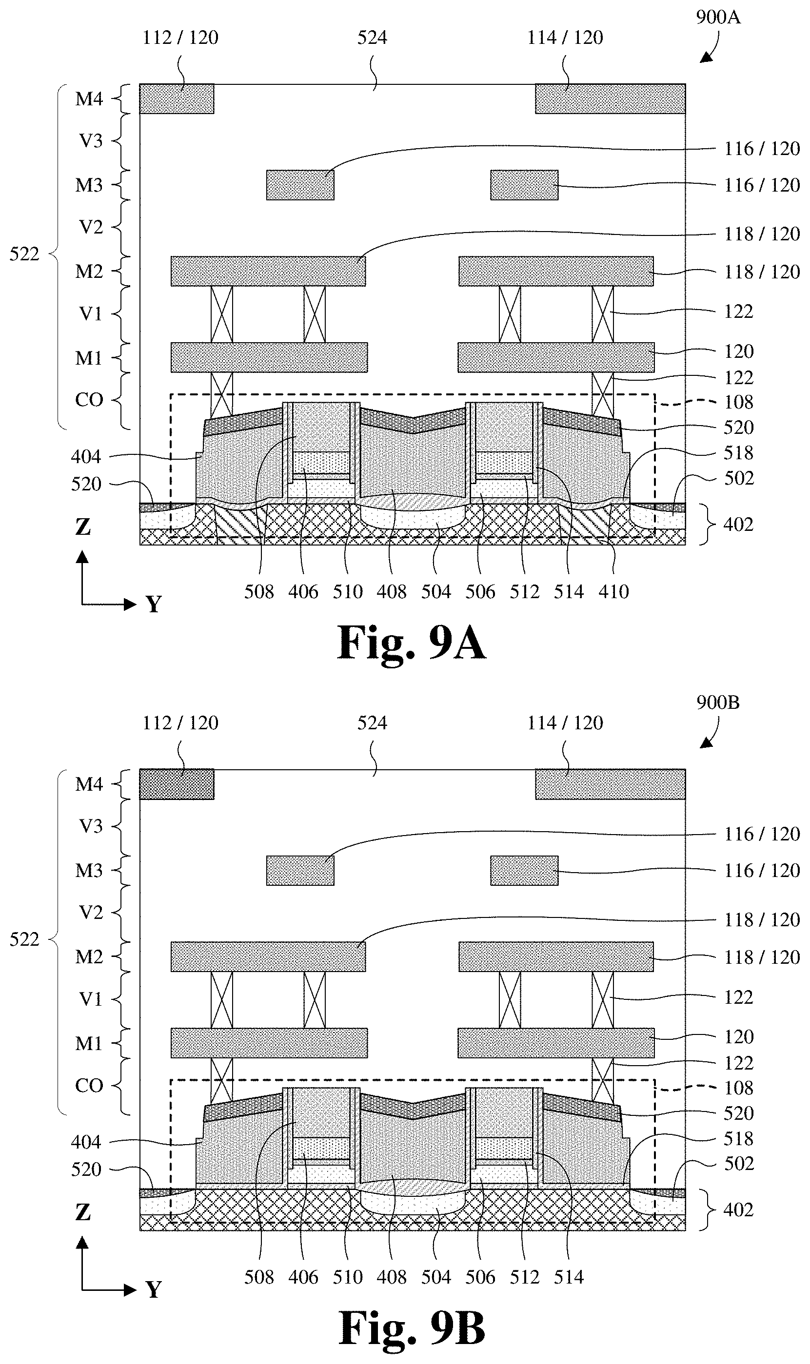 Patent US11785770 Figure 9 – Strap-cell architecture for embedded memory