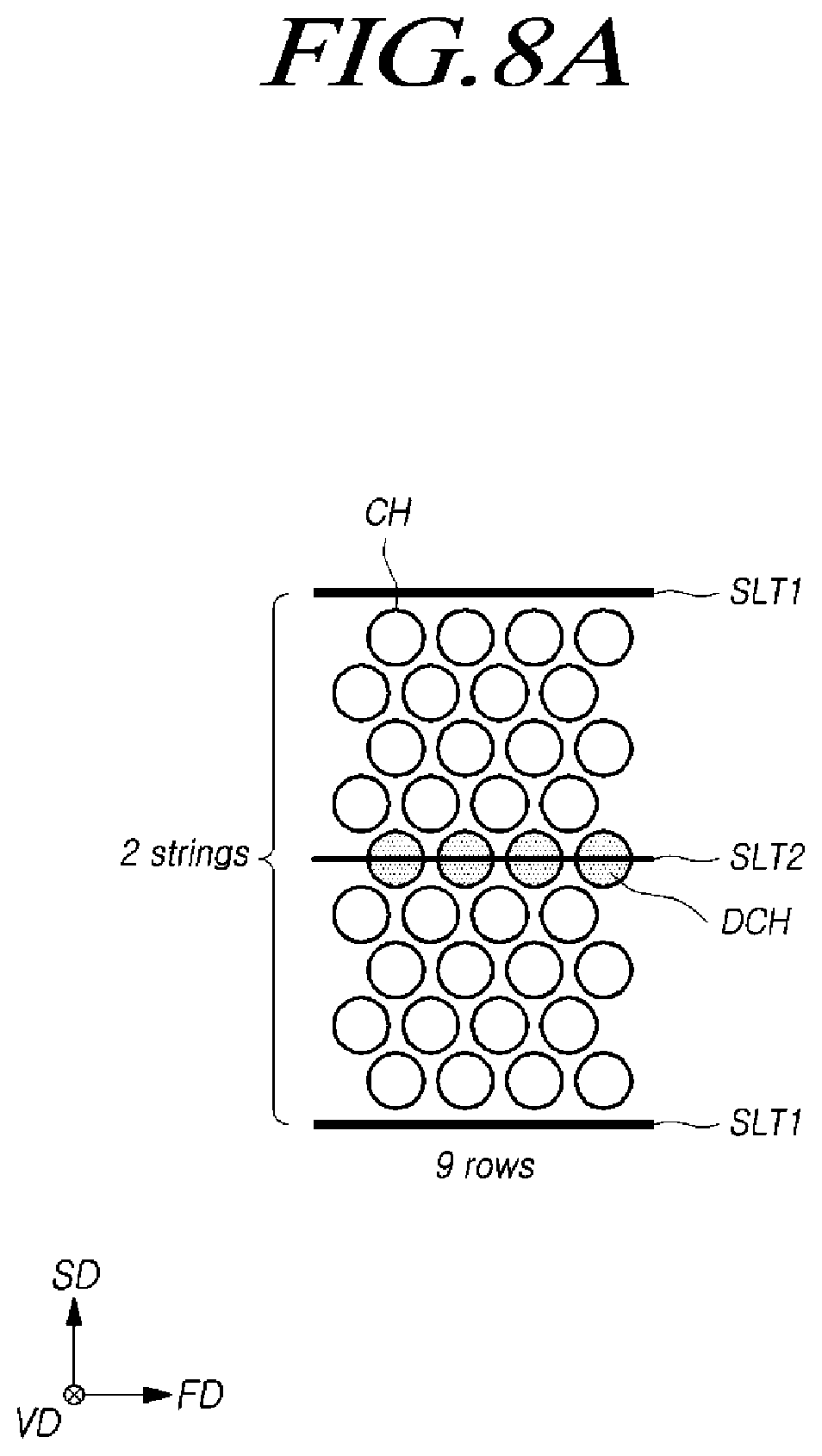 Patent US11785771 Figure 10 – Semiconductor memory device having cell units and via regions with a different width