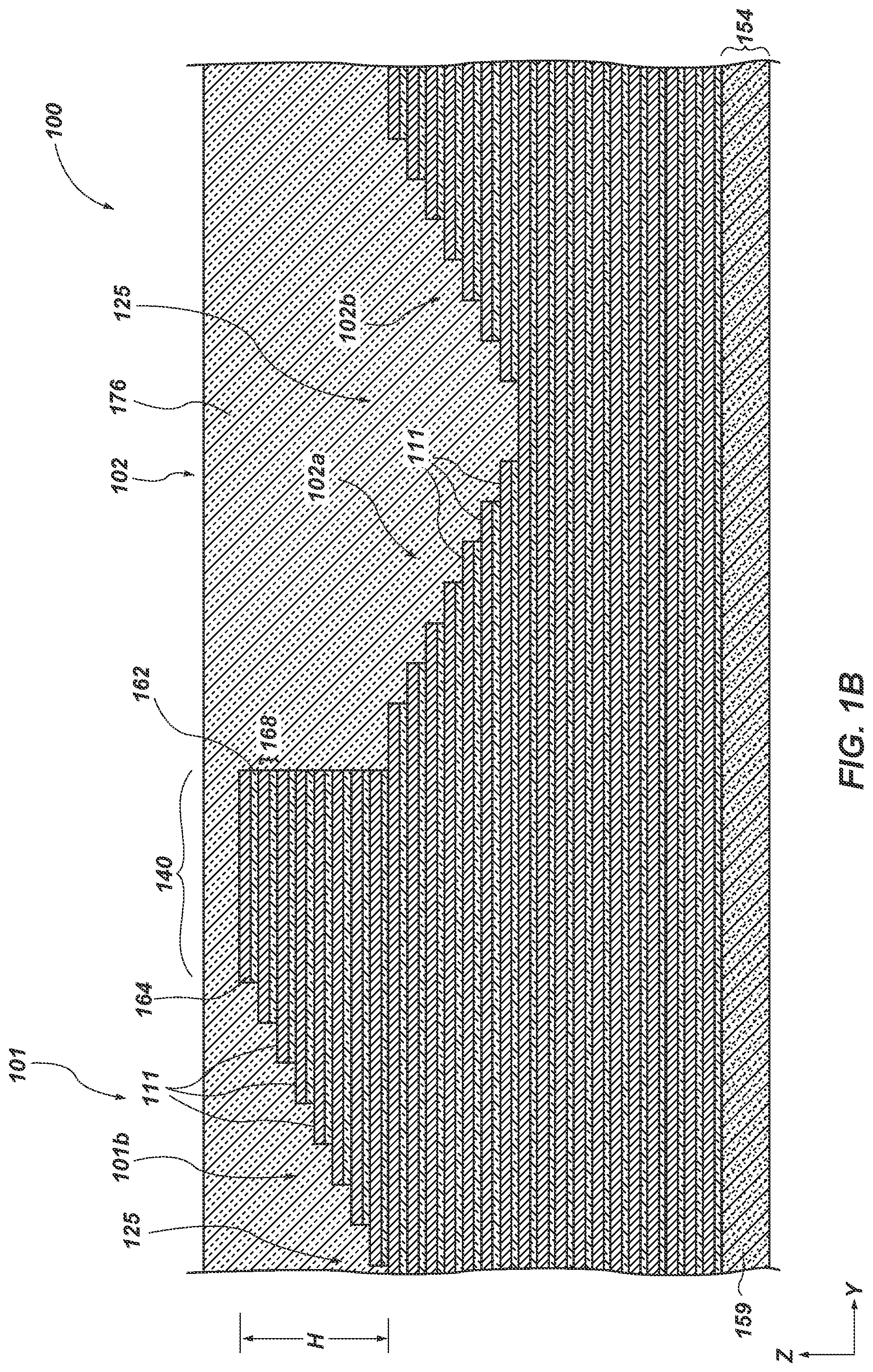 Patent US11785775 Figure 2 – Methods of forming microelectronic devices, and related microelectronic devices, memory devices, and electronic systems