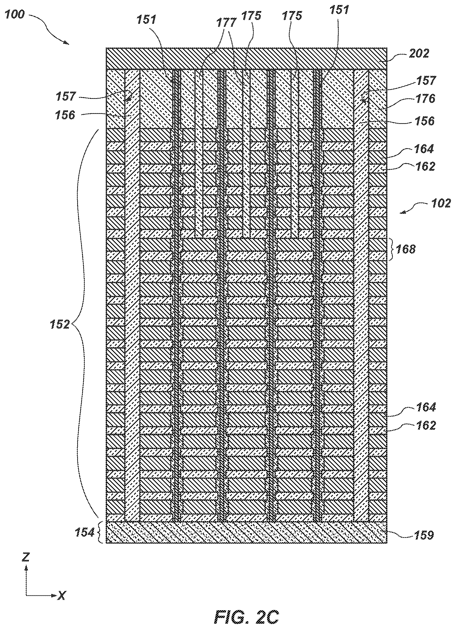 Patent US11785775 Figure 7 – Methods of forming microelectronic devices, and related microelectronic devices, memory devices, and electronic systems