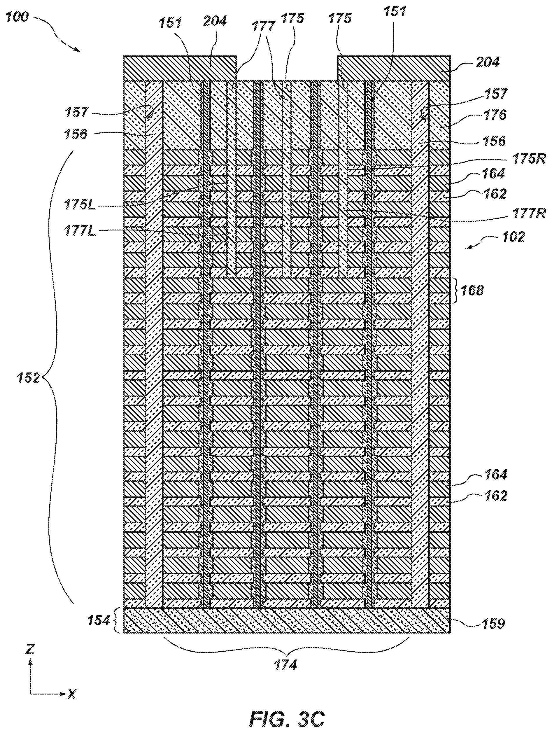 Patent US11785775 Figure 10 – Methods of forming microelectronic devices, and related microelectronic devices, memory devices, and electronic systems