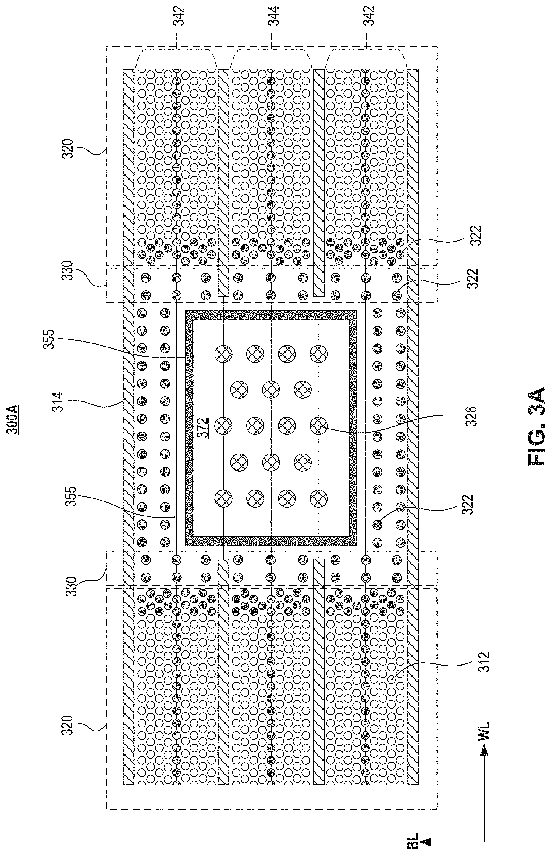 Patent US11785776 Figure 3 – Through array contact structure of three-dimensional memory device