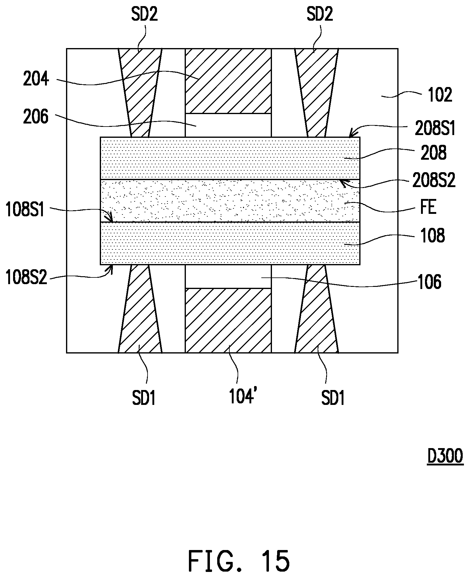 Patent US11785780 Figure 15 – Semiconductor device and method of fabricating the same
