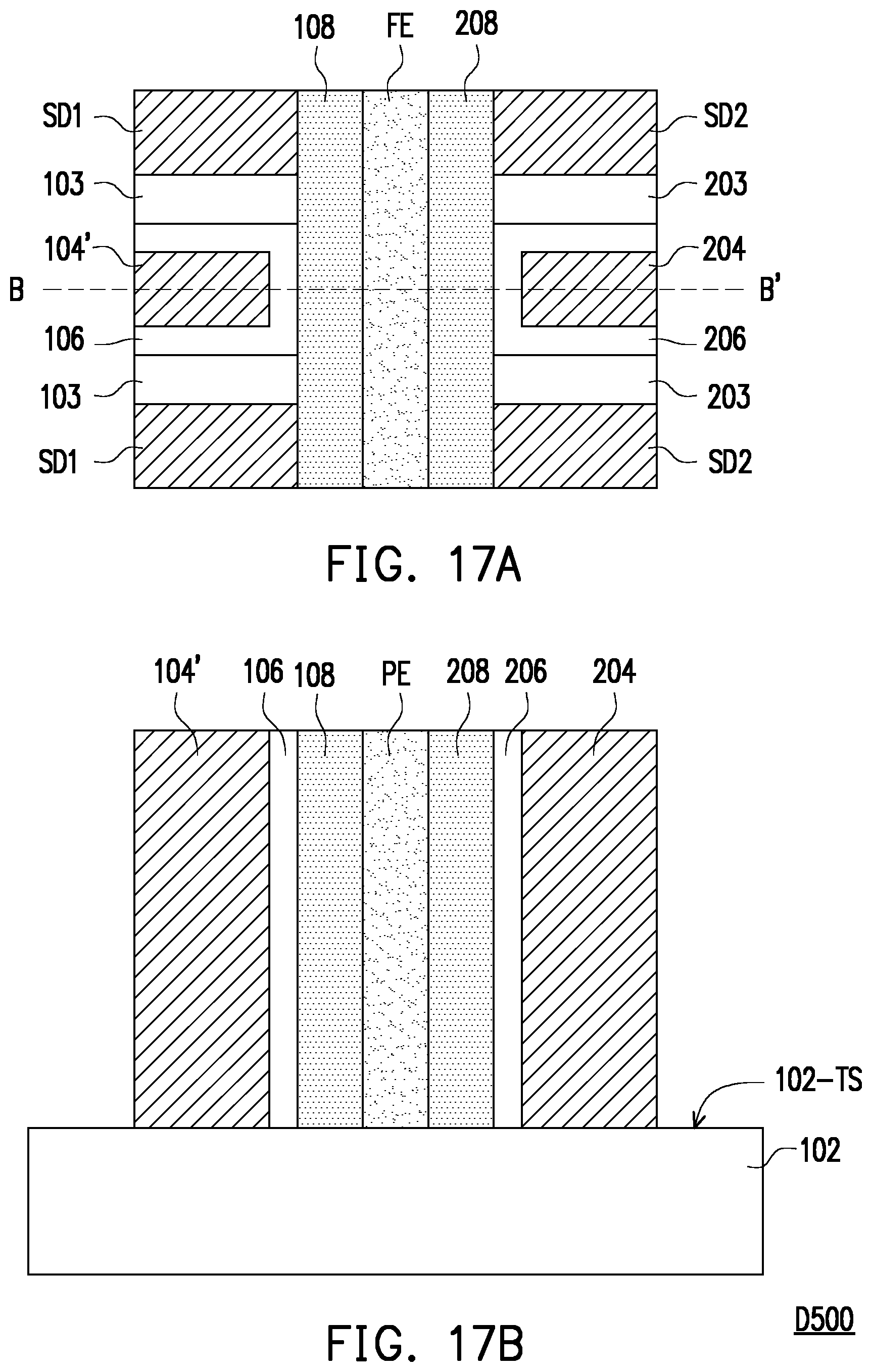 Patent US11785780 Figure 17 – Semiconductor device and method of fabricating the same