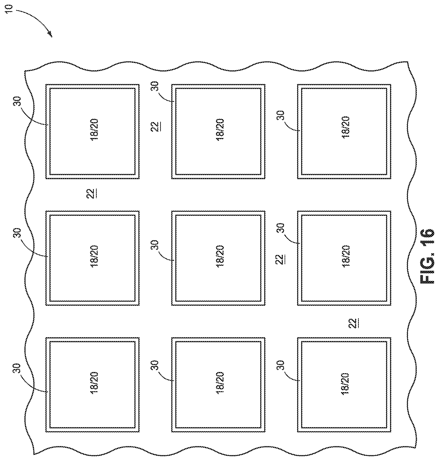 Patent US11785781 Figure 16 – Integrated circuit constructions comprising memory and methods used in the formation of integrated circuitry comprising memory