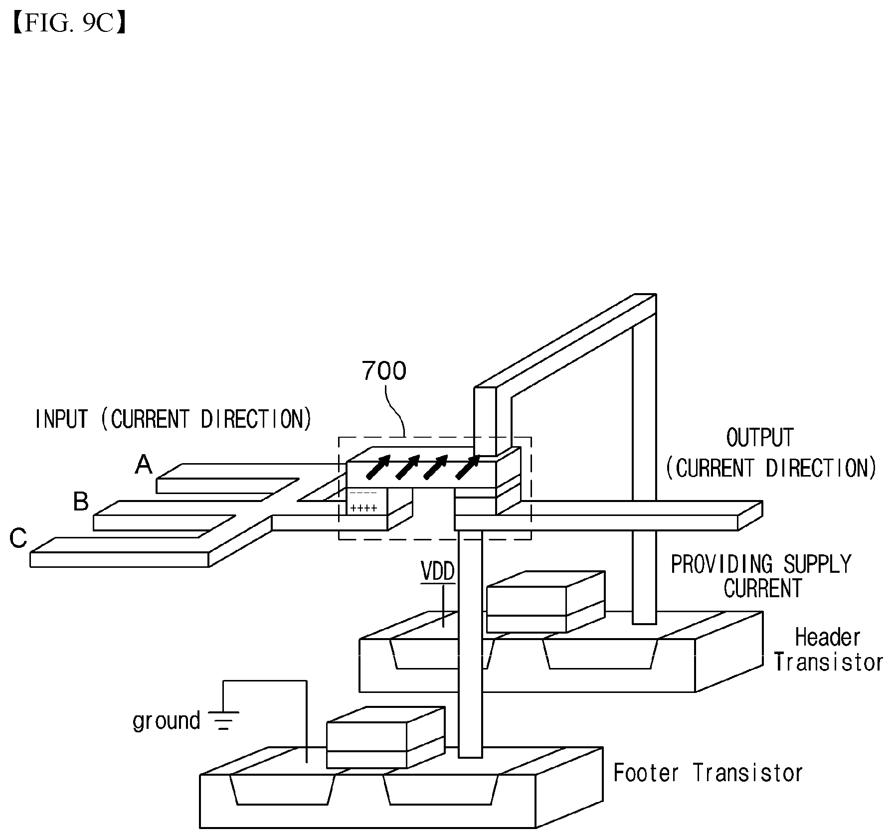 Patent US11785783 Figure 14 – Spin logic device based on spin-charge conversion and spin logic array using the same