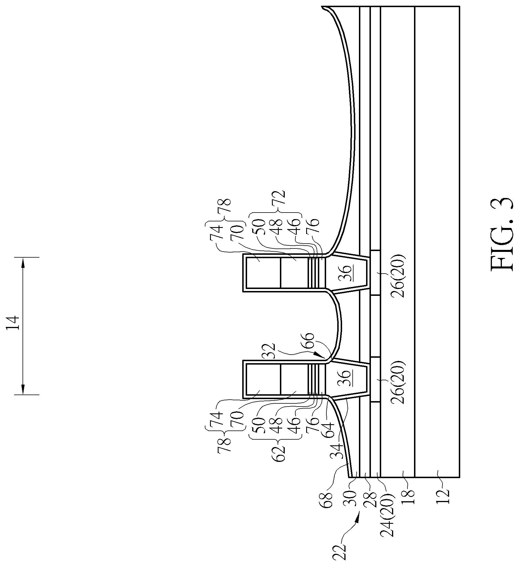 Patent US11785785 Figure 3 – Semiconductor device and method for fabricating the same