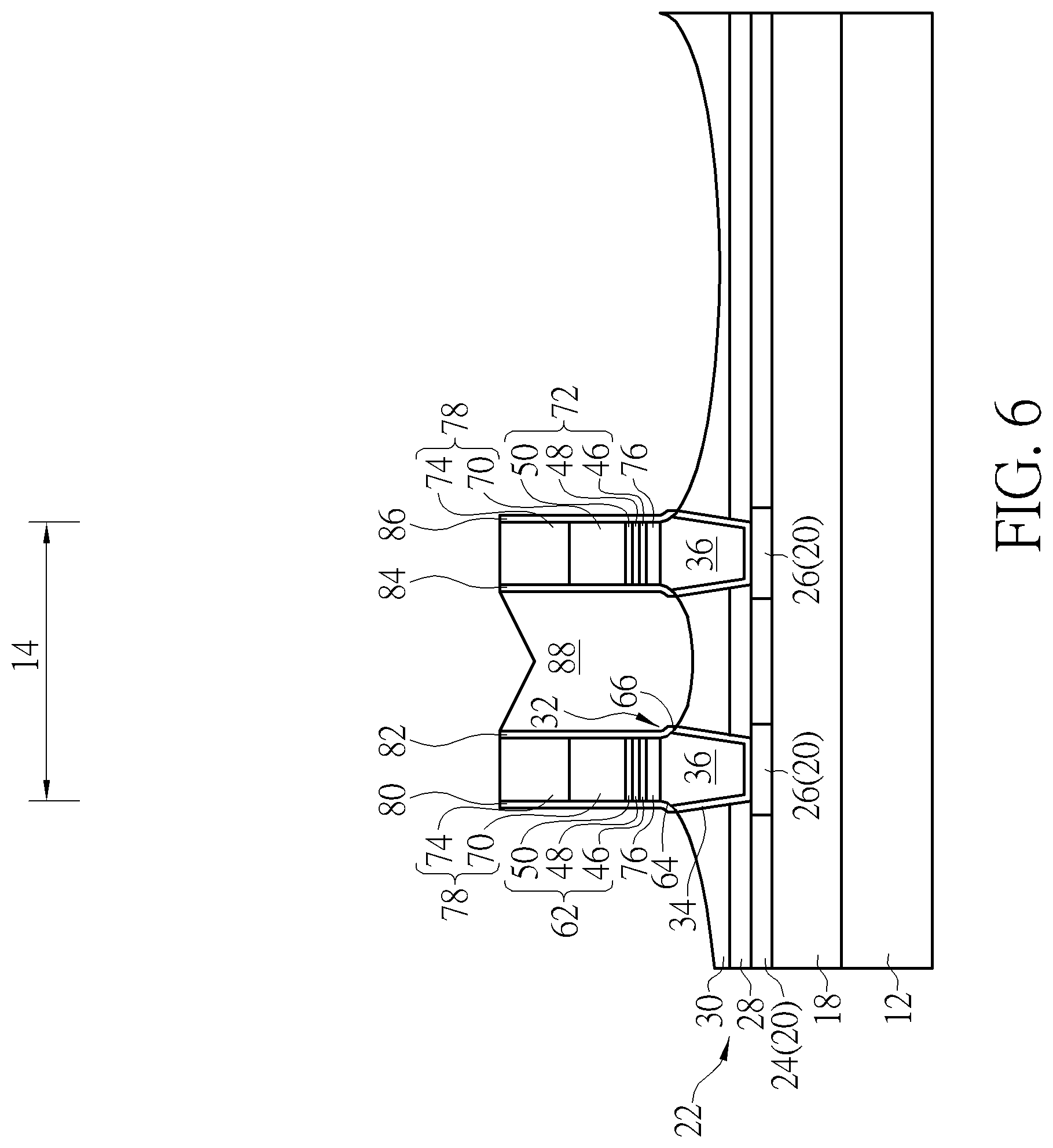 Patent US11785785 Figure 6 – Semiconductor device and method for fabricating the same
