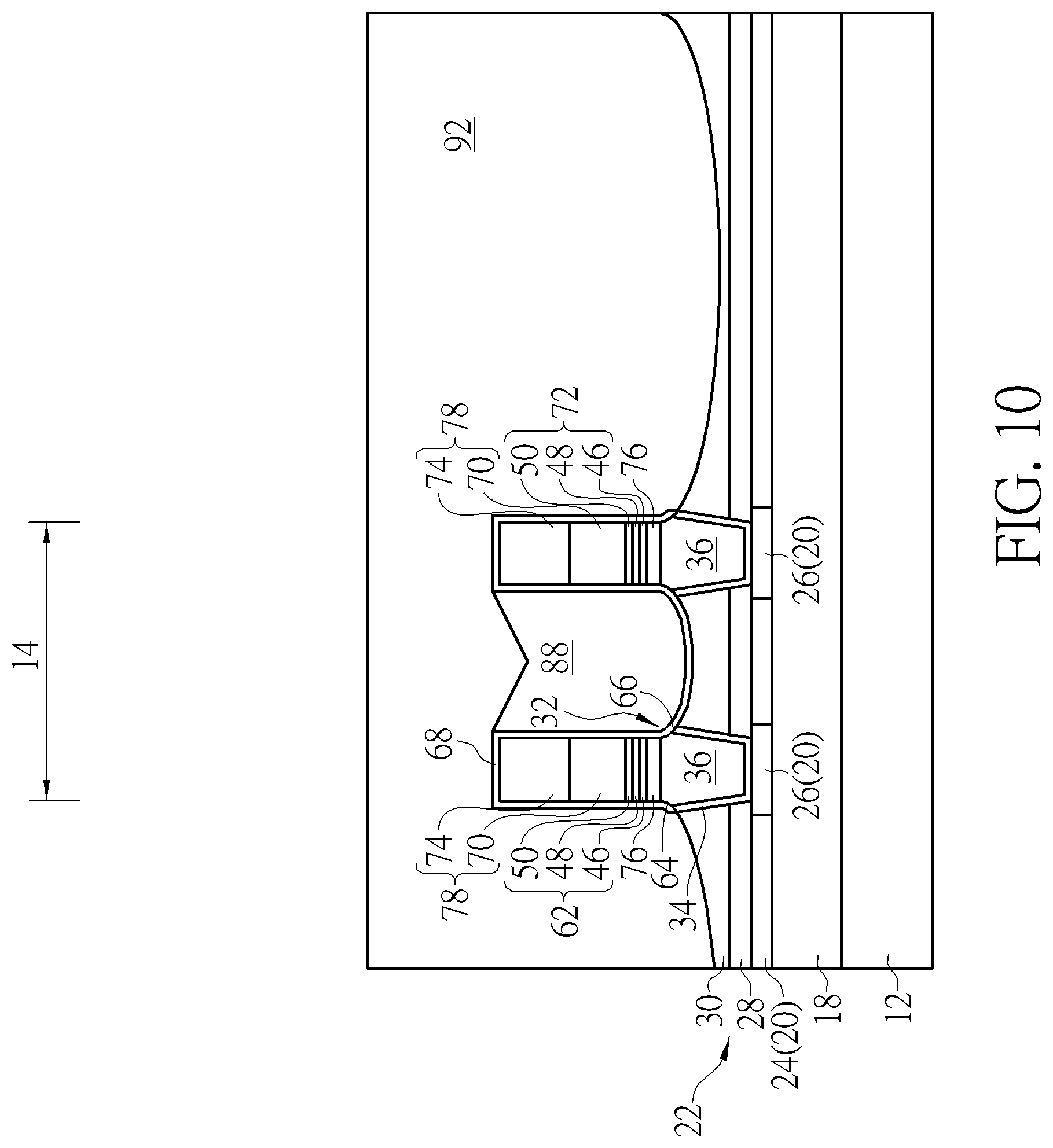 Patent US11785785 Figure 10 – Semiconductor device and method for fabricating the same