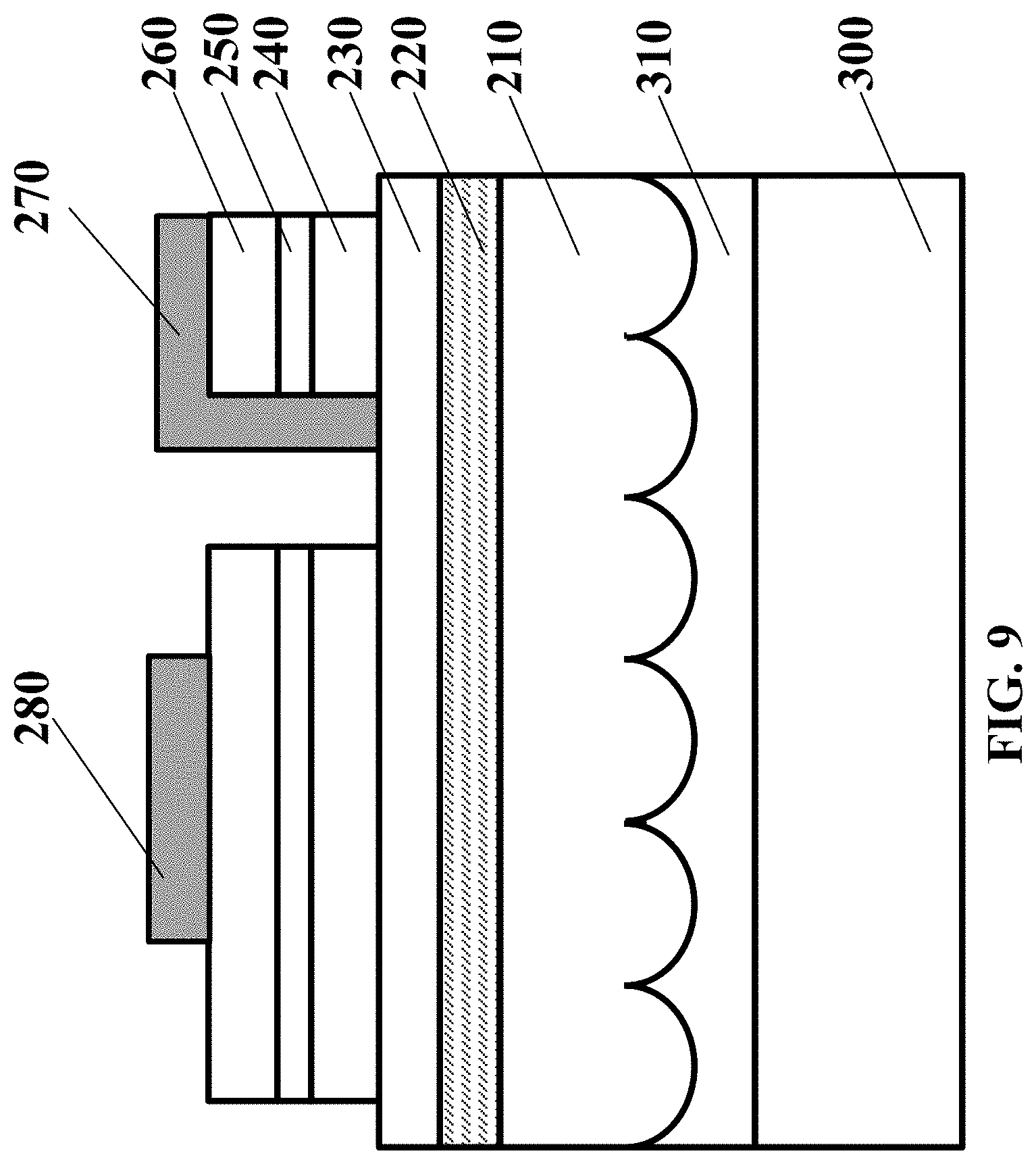 Patent US11785793 Figure 9 – Flip-chip light emitting diode and manufacturing method thereof