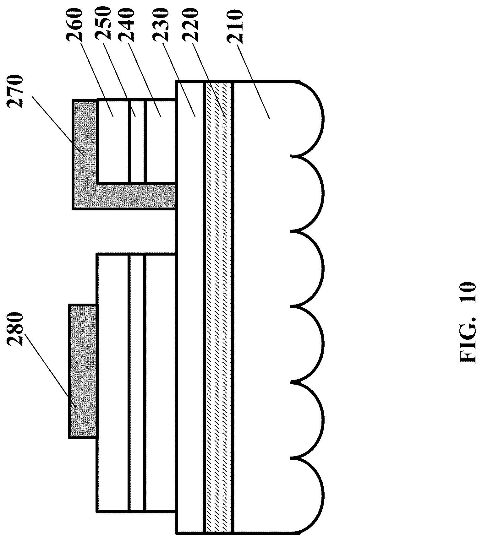 Patent US11785793 Figure 10 – Flip-chip light emitting diode and manufacturing method thereof