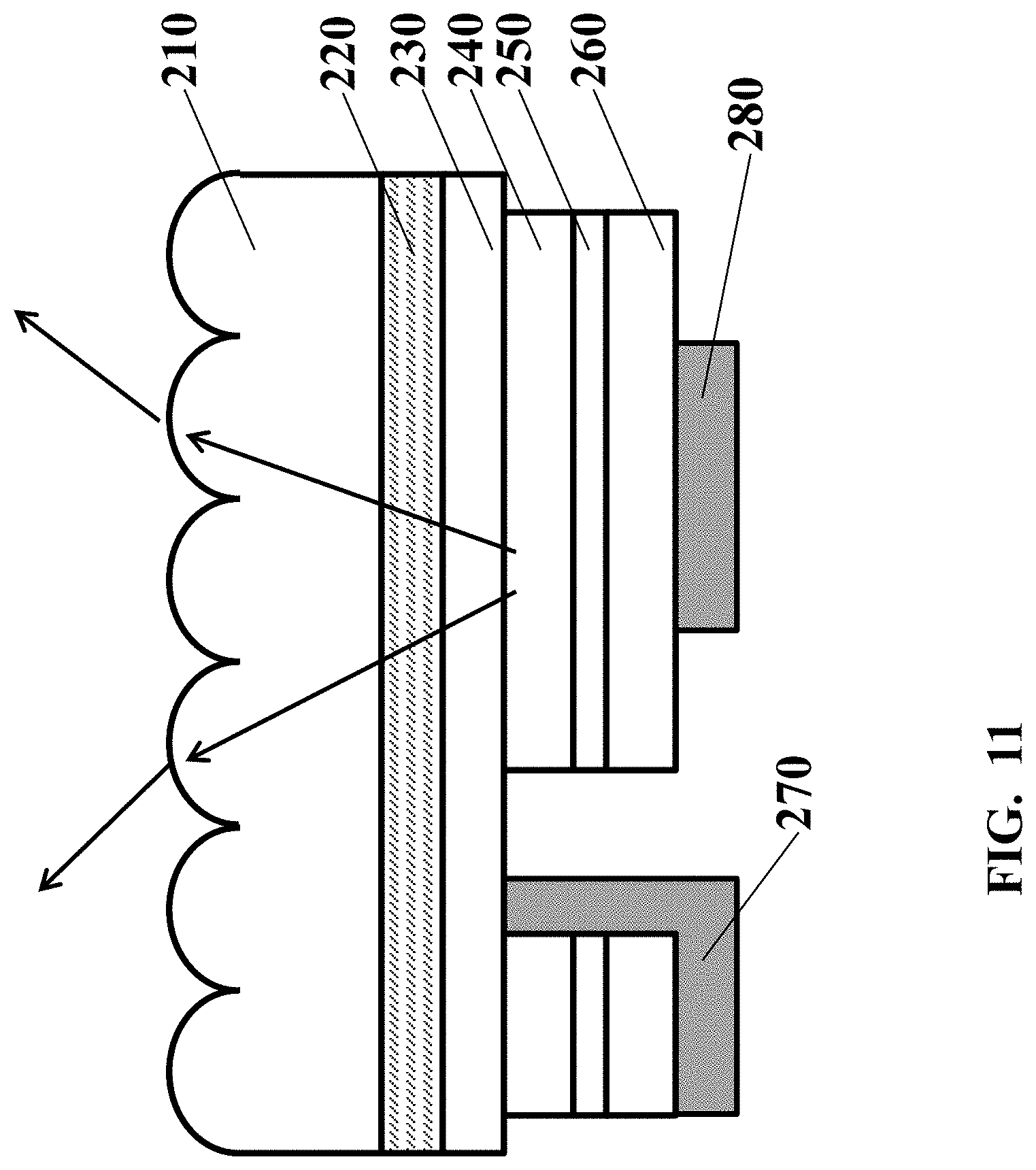 Patent US11785793 Figure 11 – Flip-chip light emitting diode and manufacturing method thereof