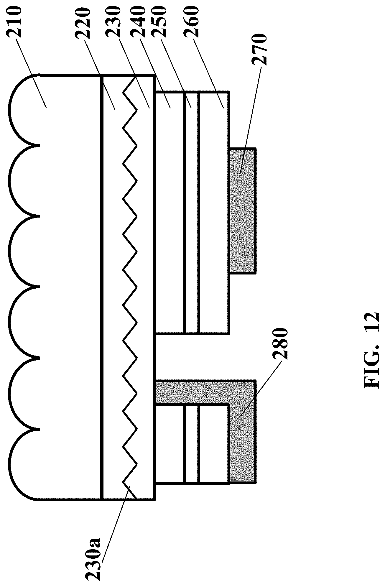 Patent US11785793 Figure 12 – Flip-chip light emitting diode and manufacturing method thereof