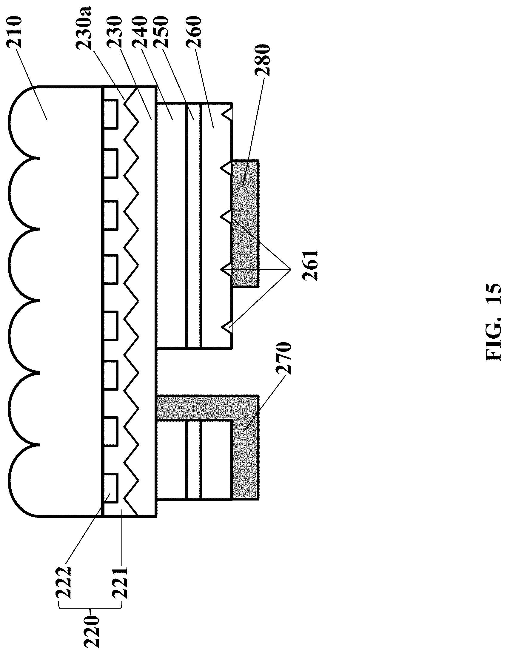 Patent US11785793 Figure 15 – Flip-chip light emitting diode and manufacturing method thereof