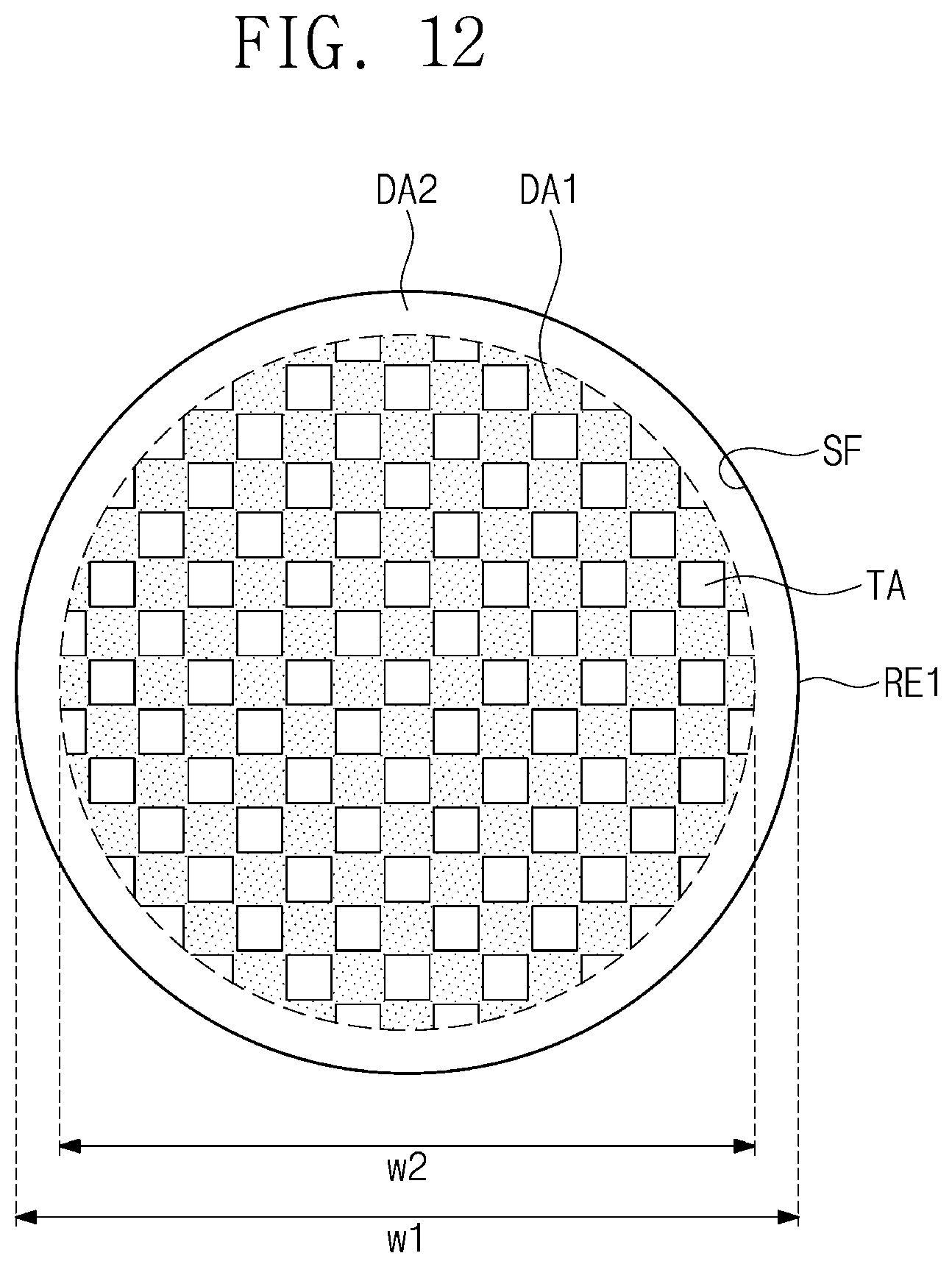 Patent US11785795 Figure 13 – Display device including protective layer below substrate