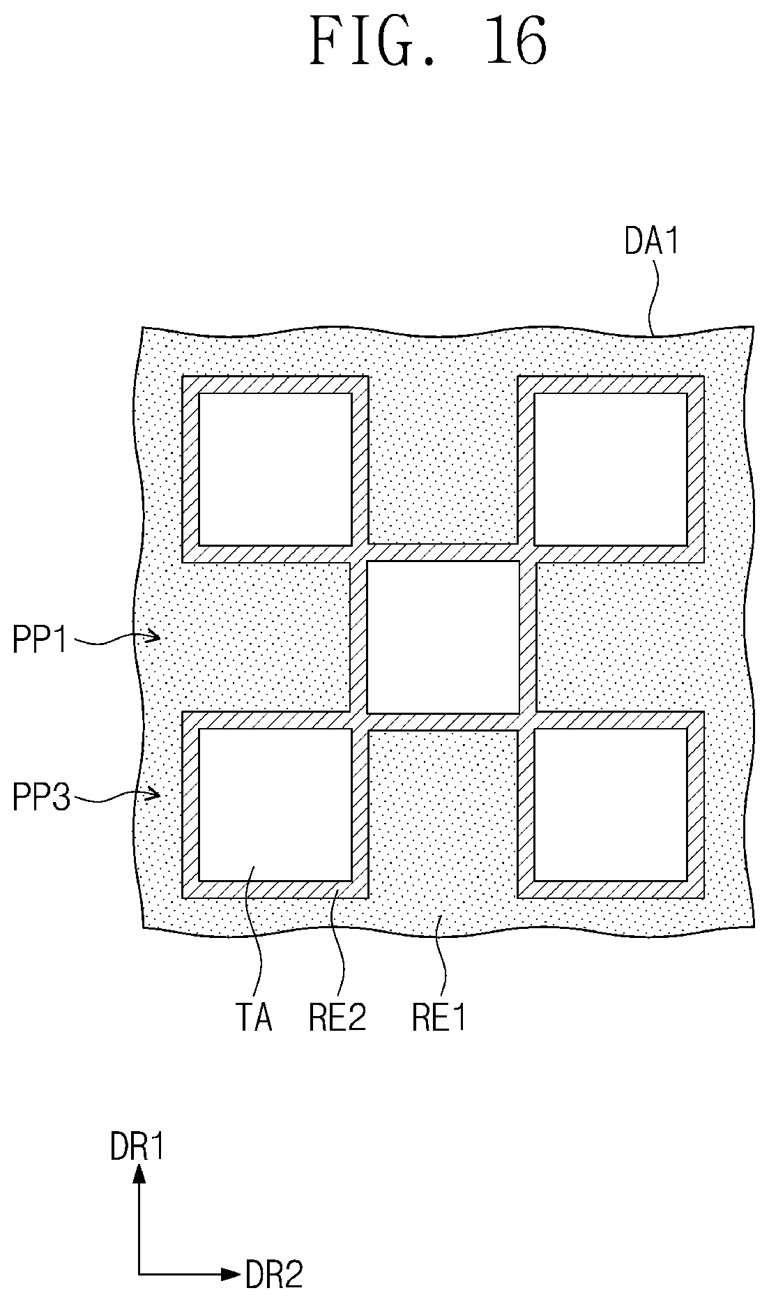 Patent US11785795 Figure 17 – Display device including protective layer below substrate
