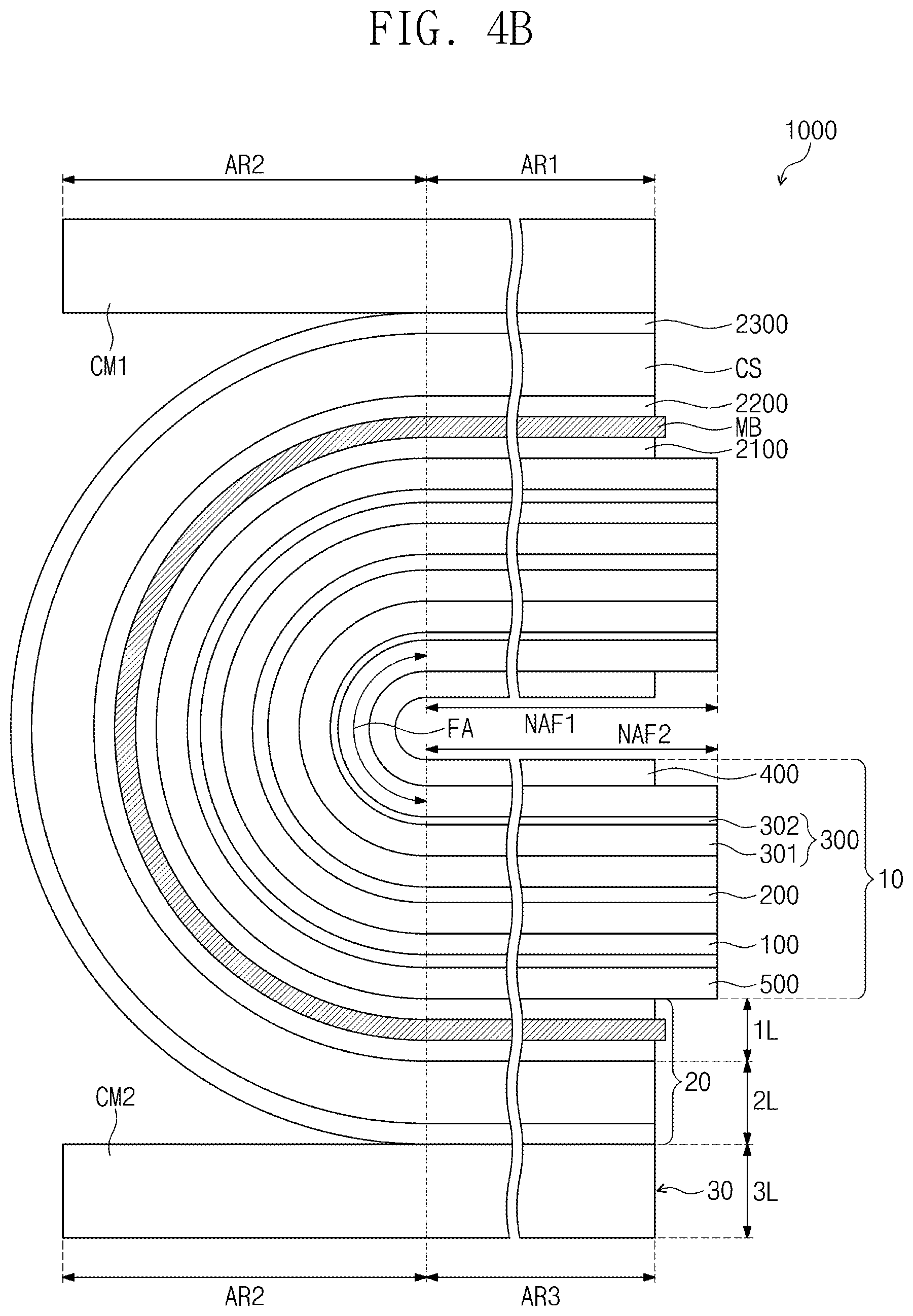Patent US11785796 Figure 6 – Display device including multi-portion barrier layer