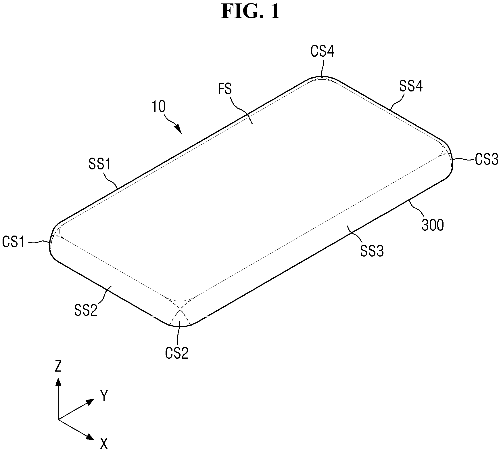Patent US11785797 Figure 1 – Display device