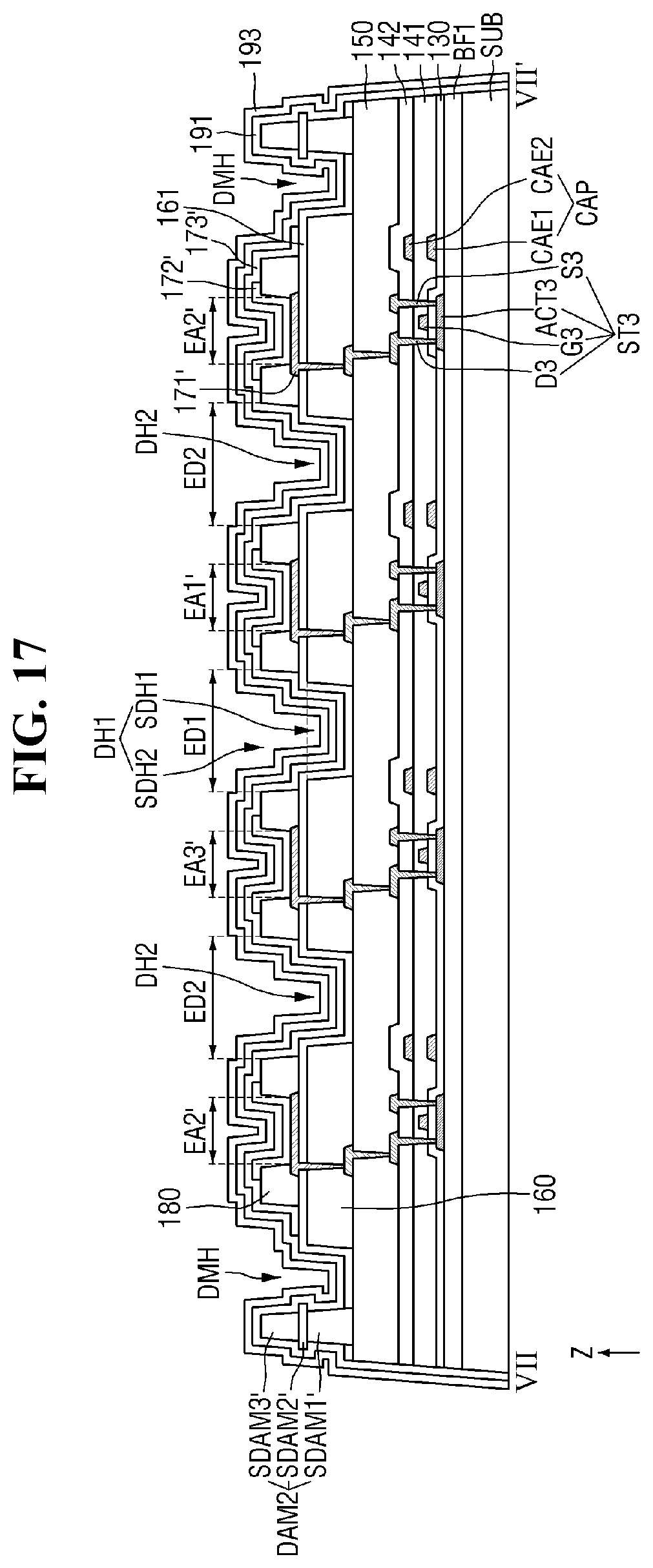 Patent US11785797 Figure 17 – Display device