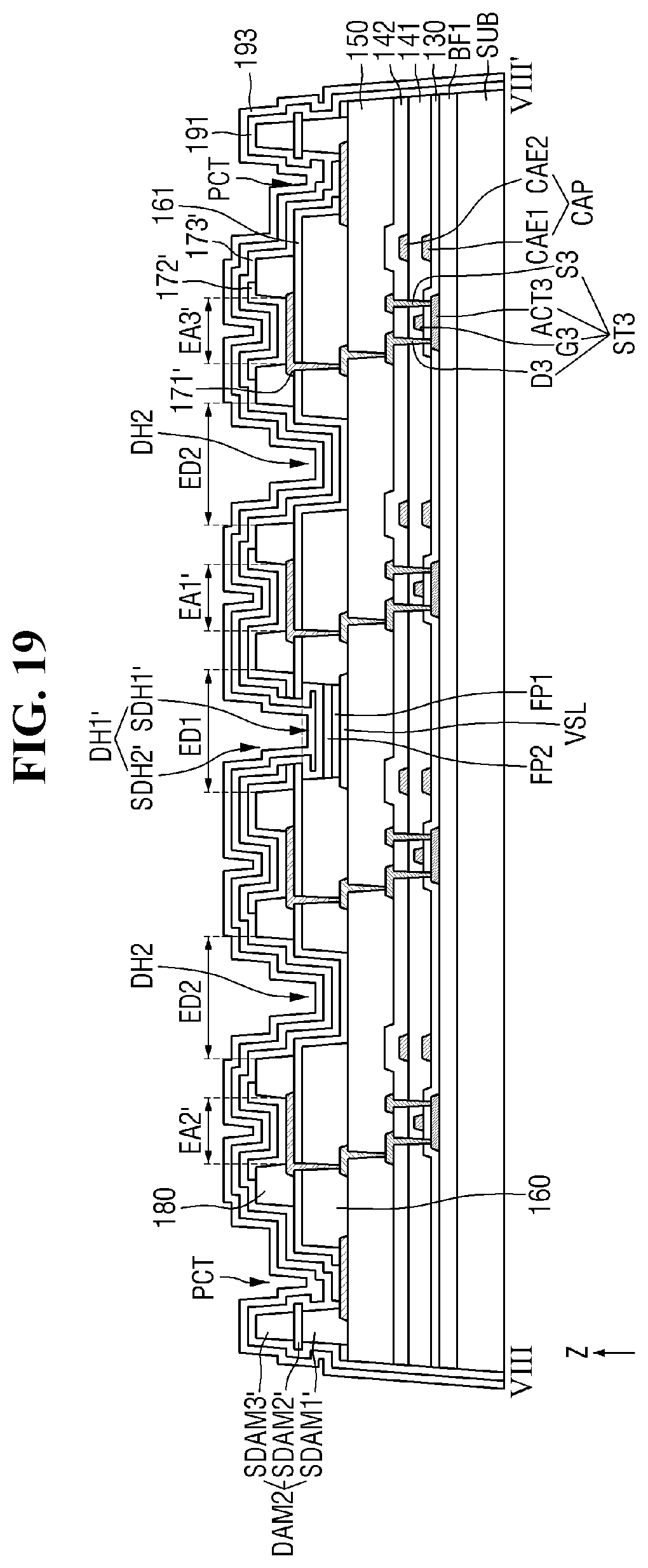 Patent US11785797 Figure 19 – Display device