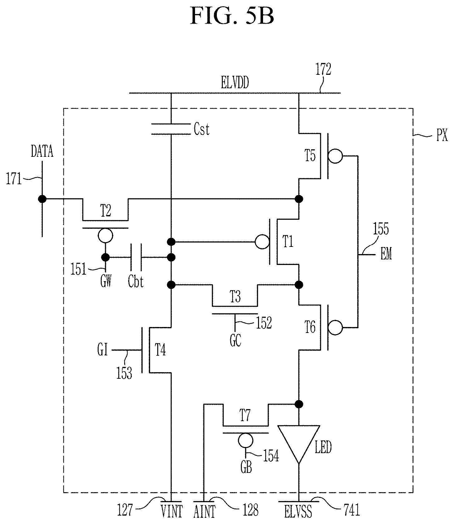 Patent US11785798 Figure 6 – Display with dam surrounding opening