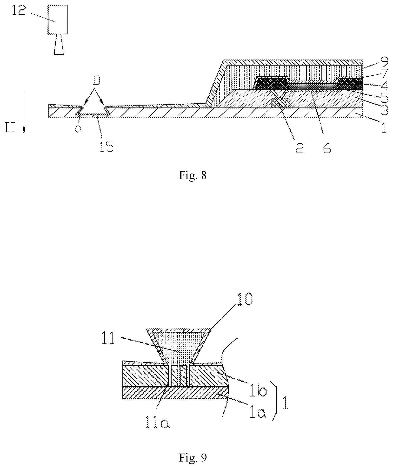 Patent US11785801 Figure 5 – Display substrate with water-blocking structure, fabrication method thereof, display panel and display apparatus
