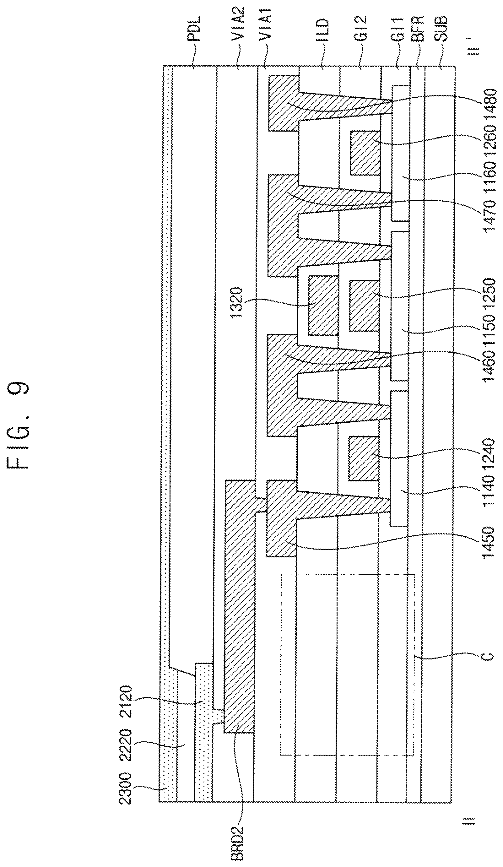 Patent US11785803 Figure 9 – Display device