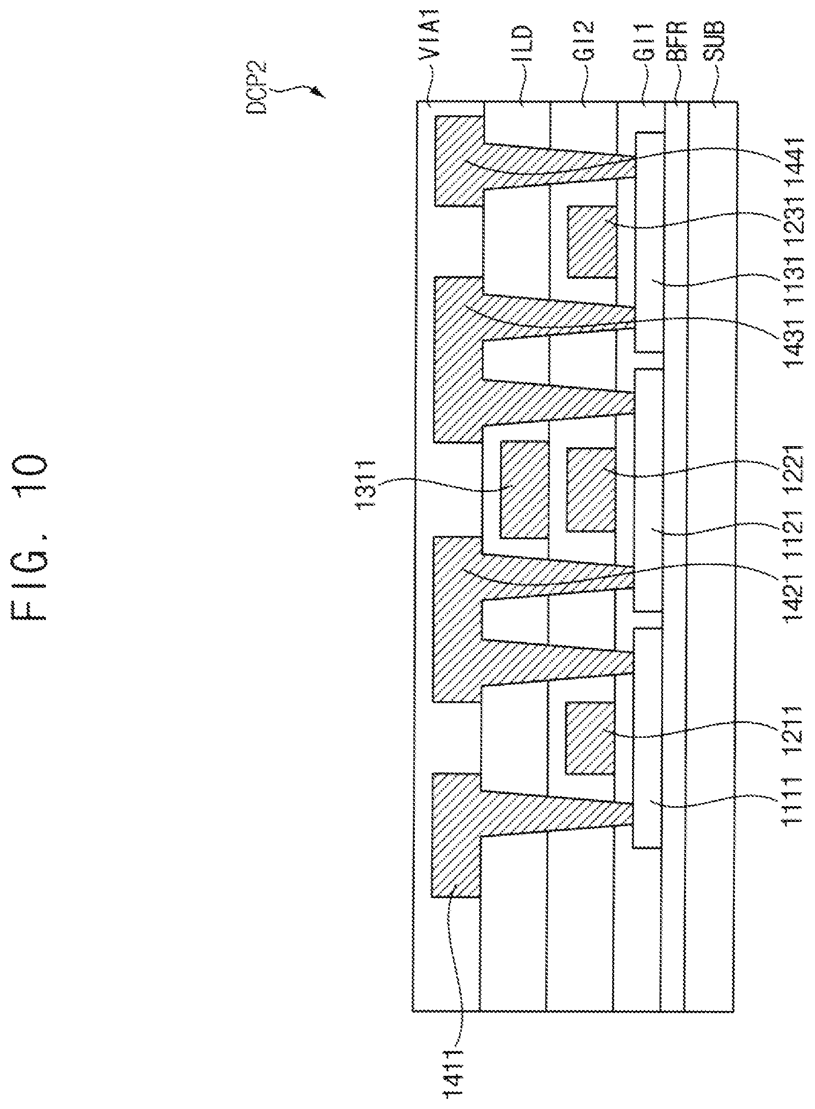 Patent US11785803 Figure 10 – Display device