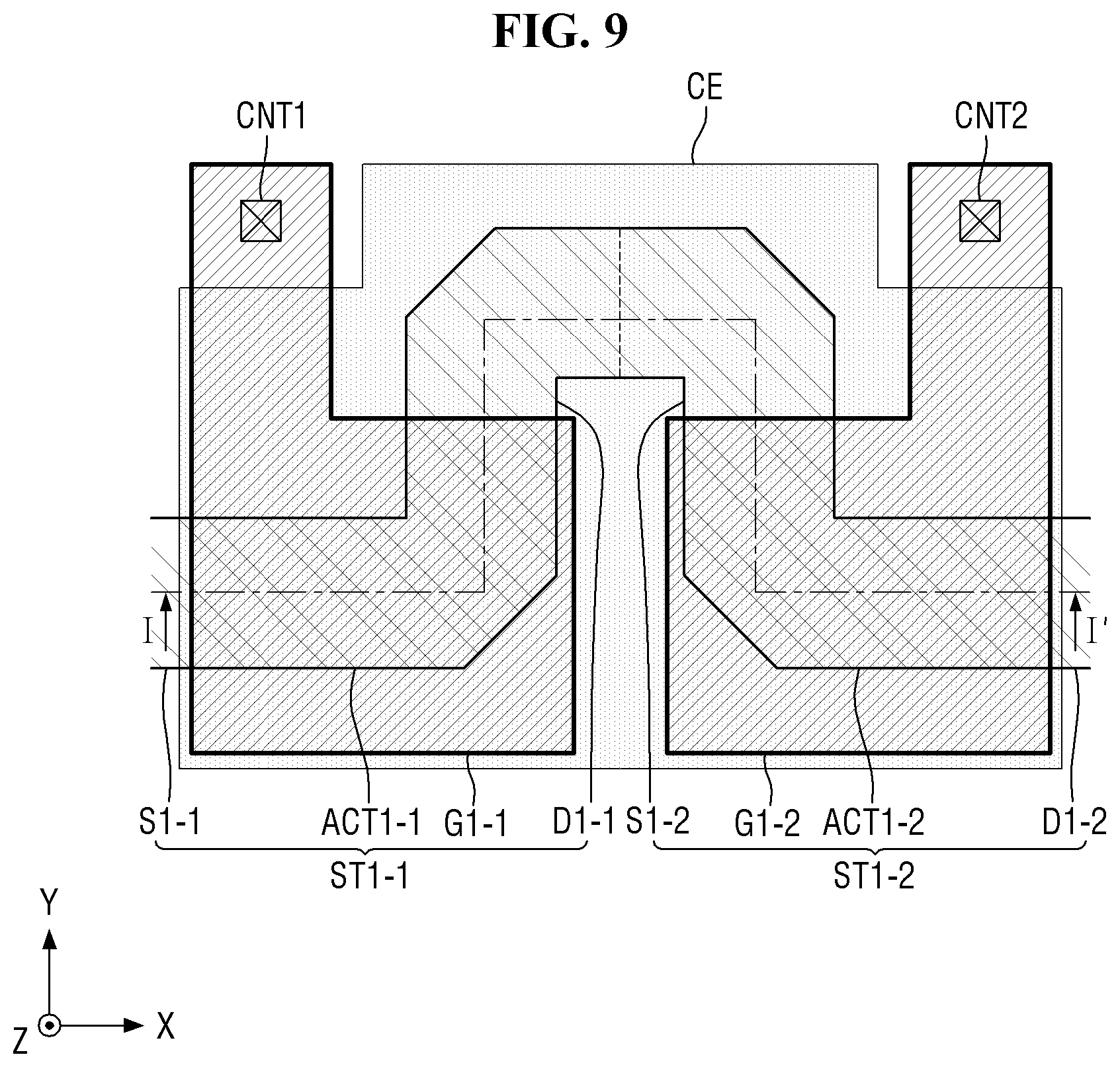 Patent US11785805 Figure 9 – Display device with pixel circuit having a plurality of transistors