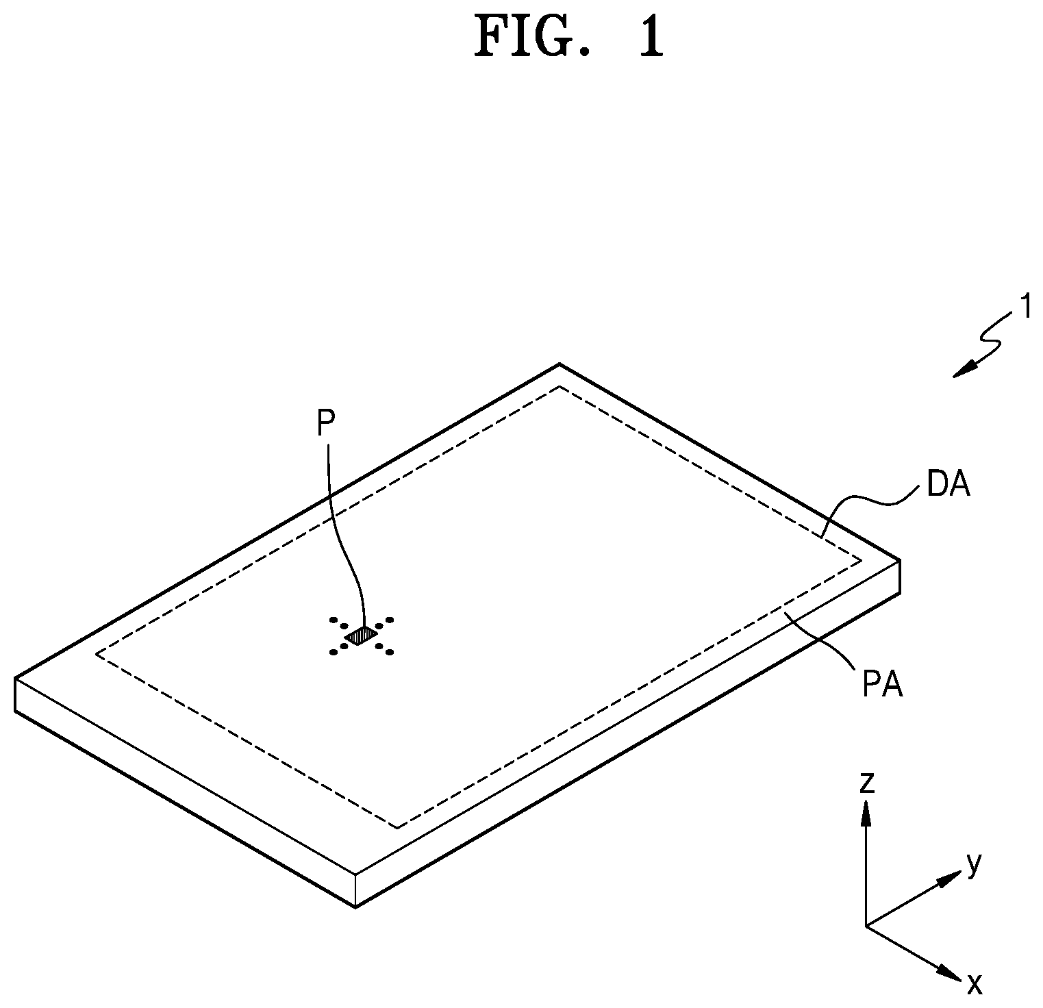 Patent US11785807 — Display apparatus — Figure 1