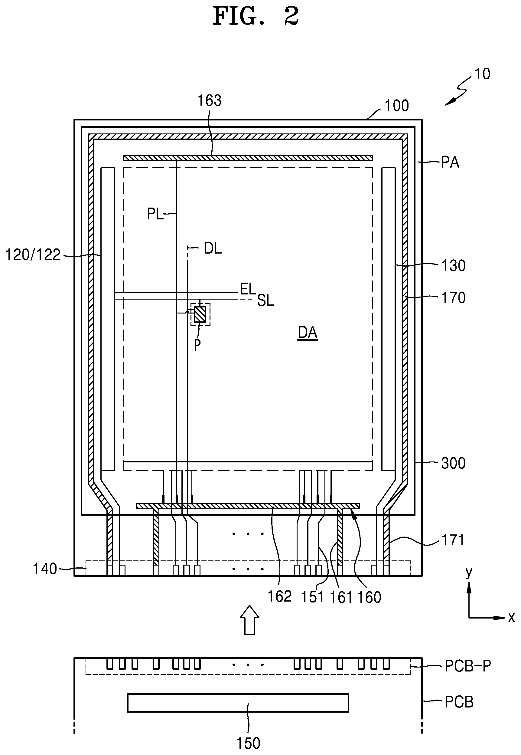 Patent US11785807 Figure 2 – Display apparatus