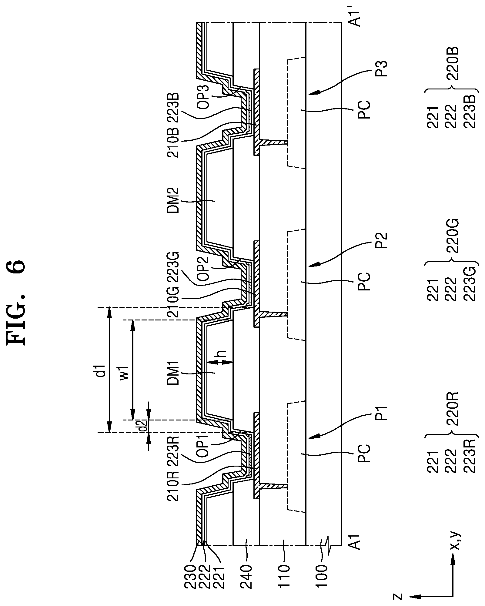 Patent US11785807 Figure 8 – Display apparatus