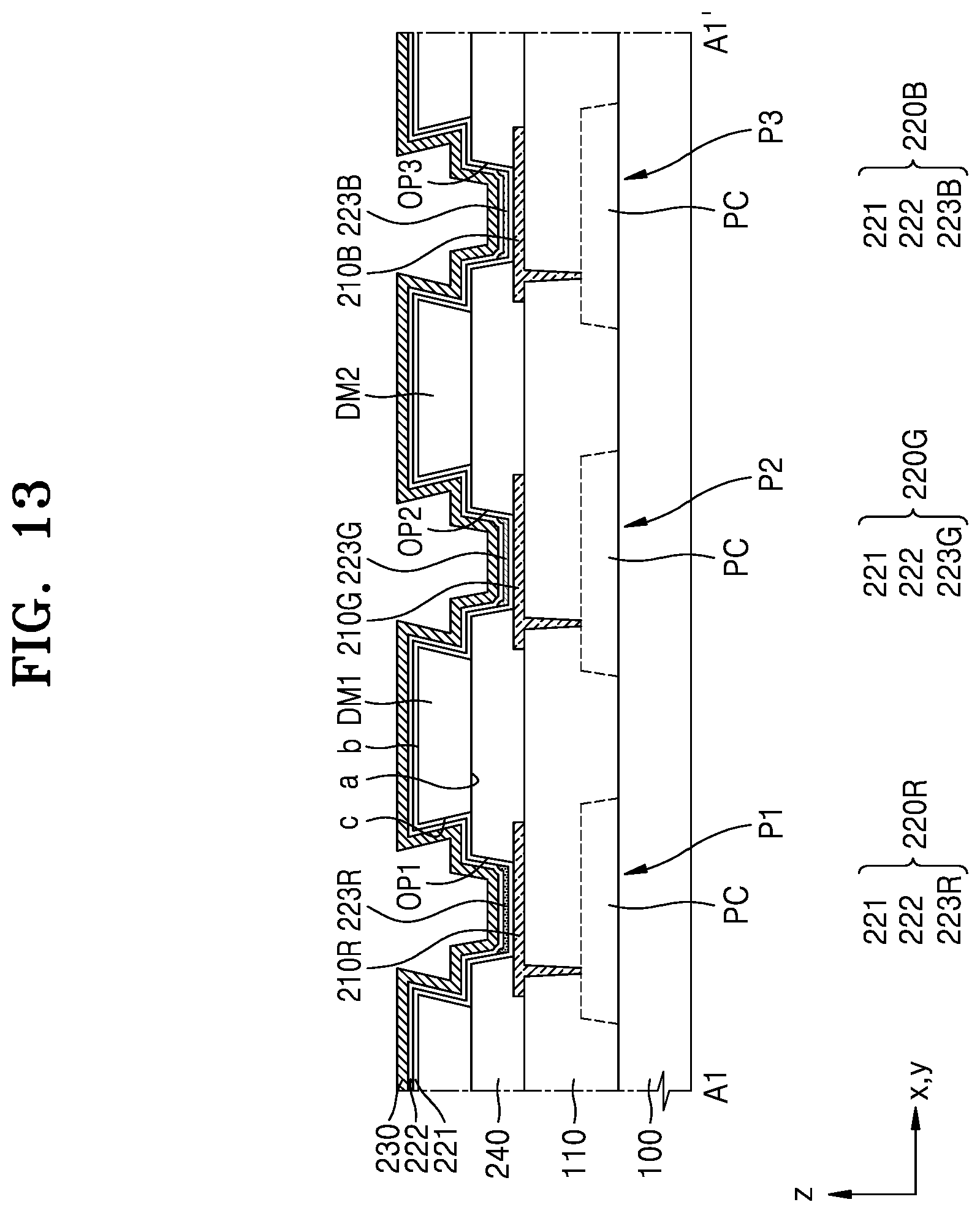 Patent US11785807 Figure 15 – Display apparatus