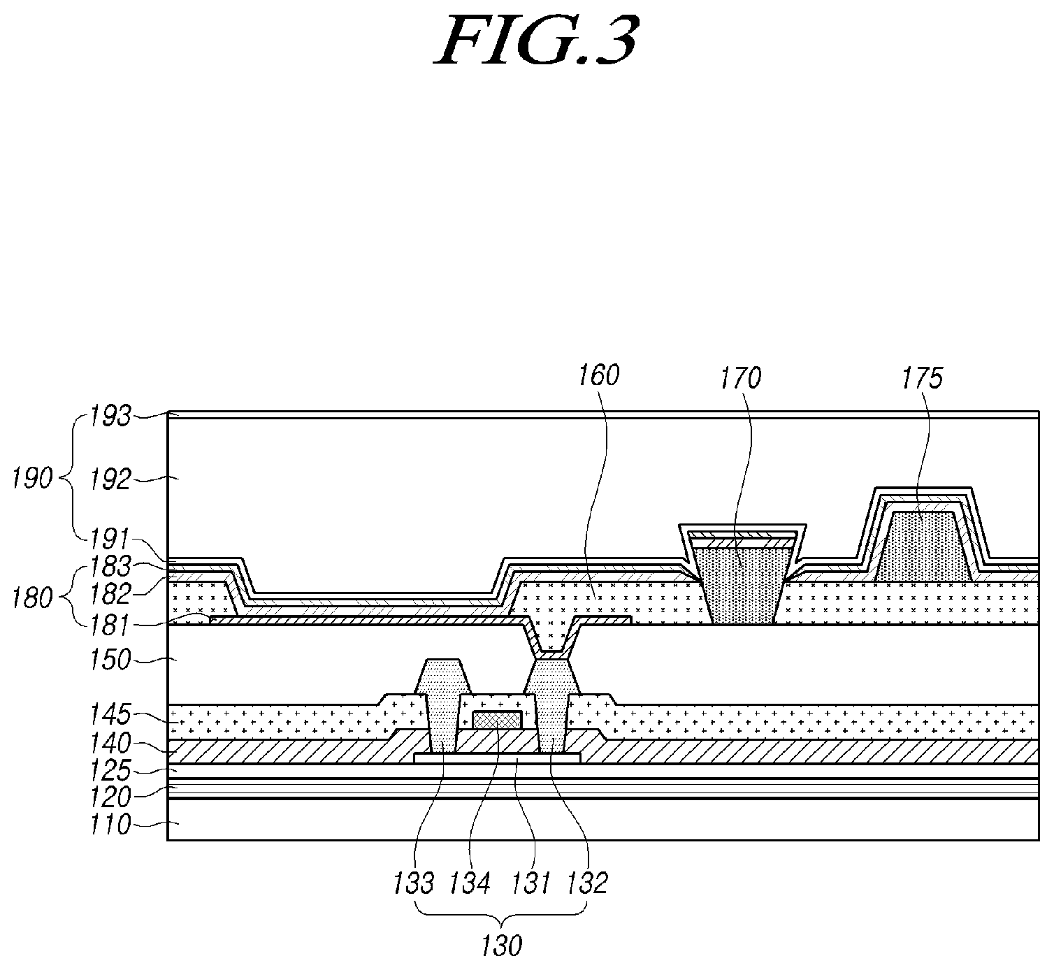 Patent US11785808 Figure 4 – Flexible display device and method of manufacturing the same