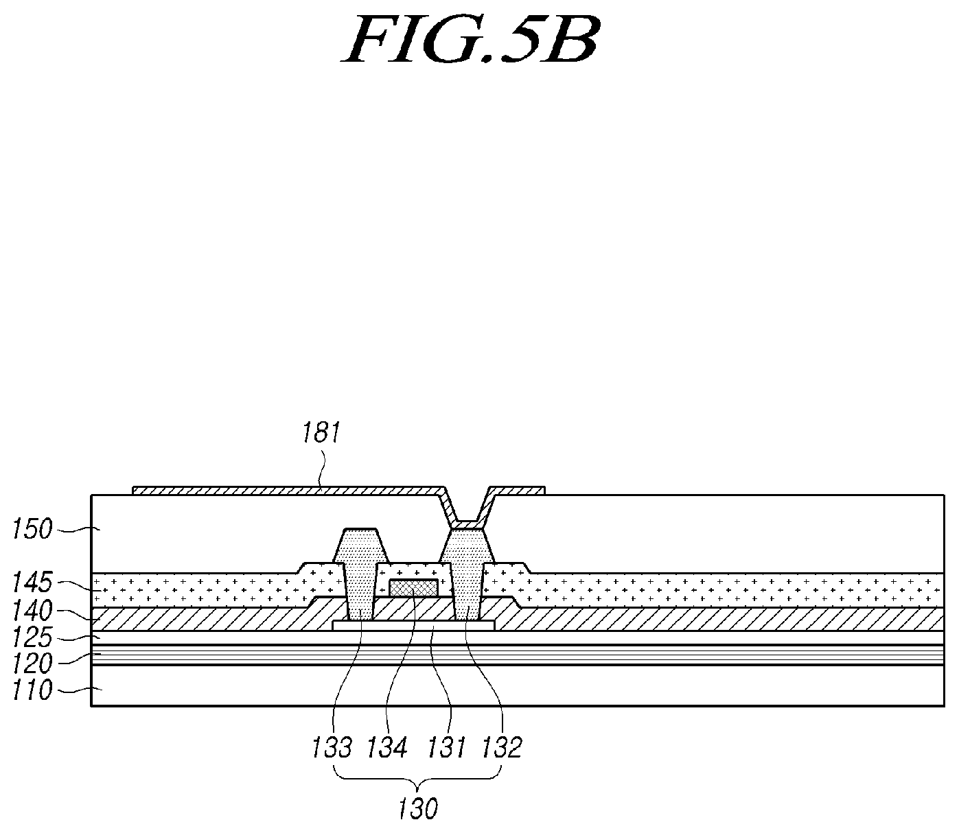 Patent US11785808 Figure 8 – Flexible display device and method of manufacturing the same