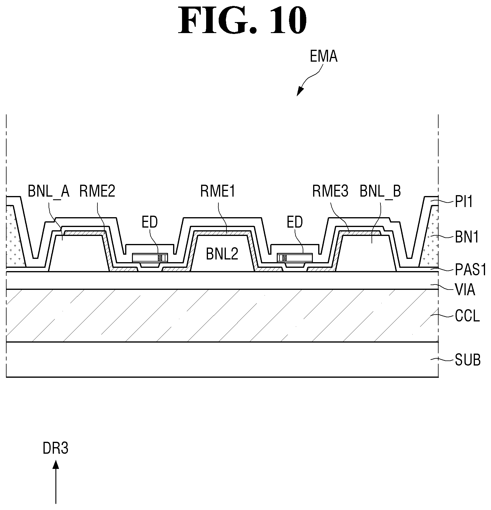 Patent US11785809 Figure 10 – Display device